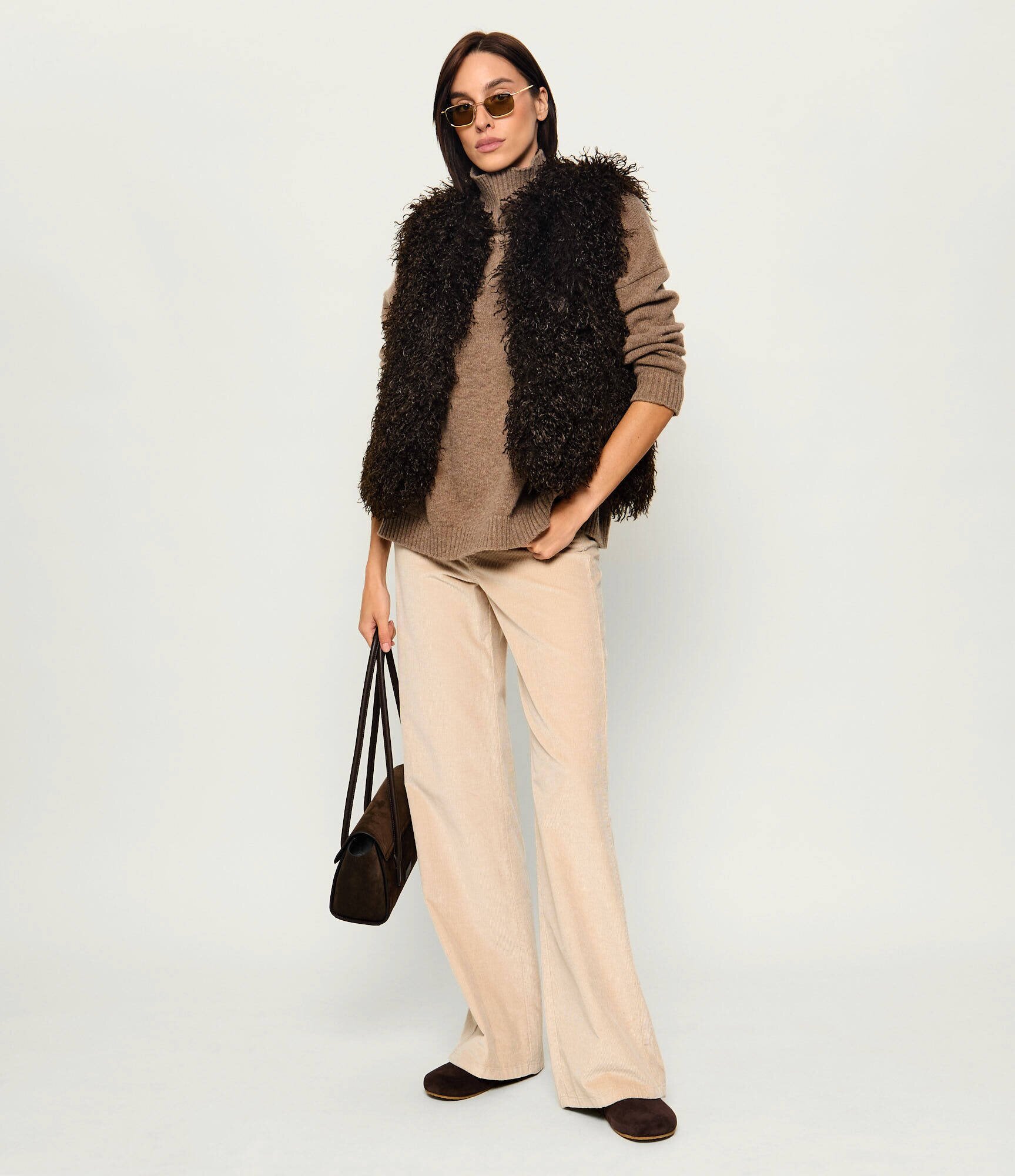 Marella SPORT Pantaloni Mllefebo | Relaxed fit | catifea reiată
