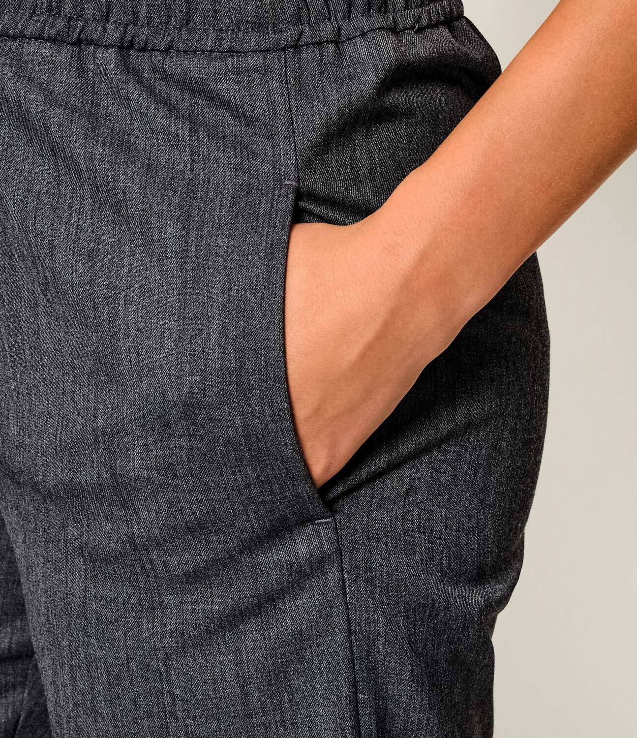 Marella SPORT Pantaloni Mlsbeato | Slim Fit cu adaos de lână
