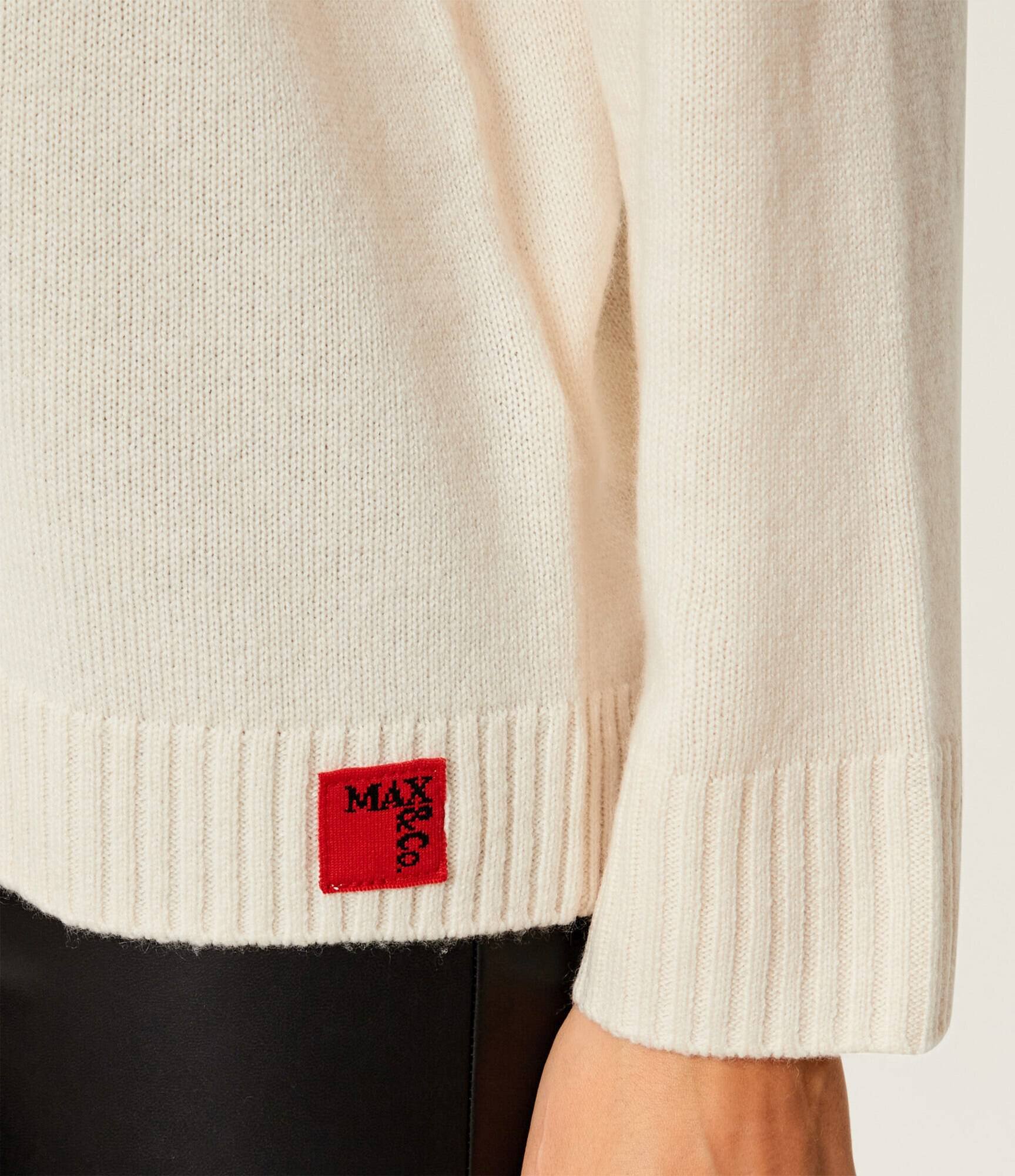 Max&Co. De lână pulover PAPRICA | Loose fit cu adaos de cașmir