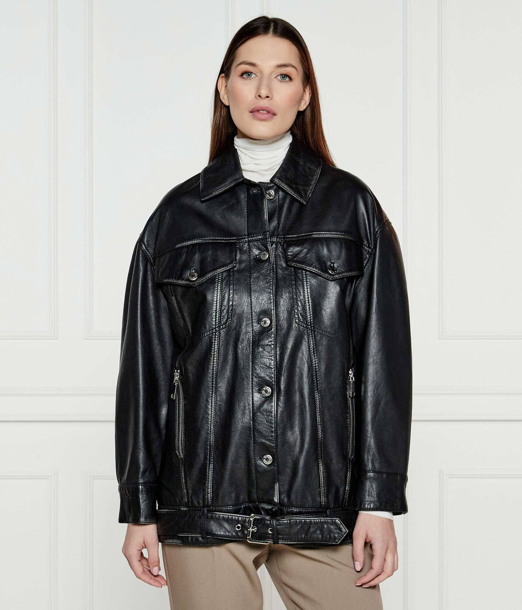 Max&Co. De piele geacă BEGONIA | Oversize fit