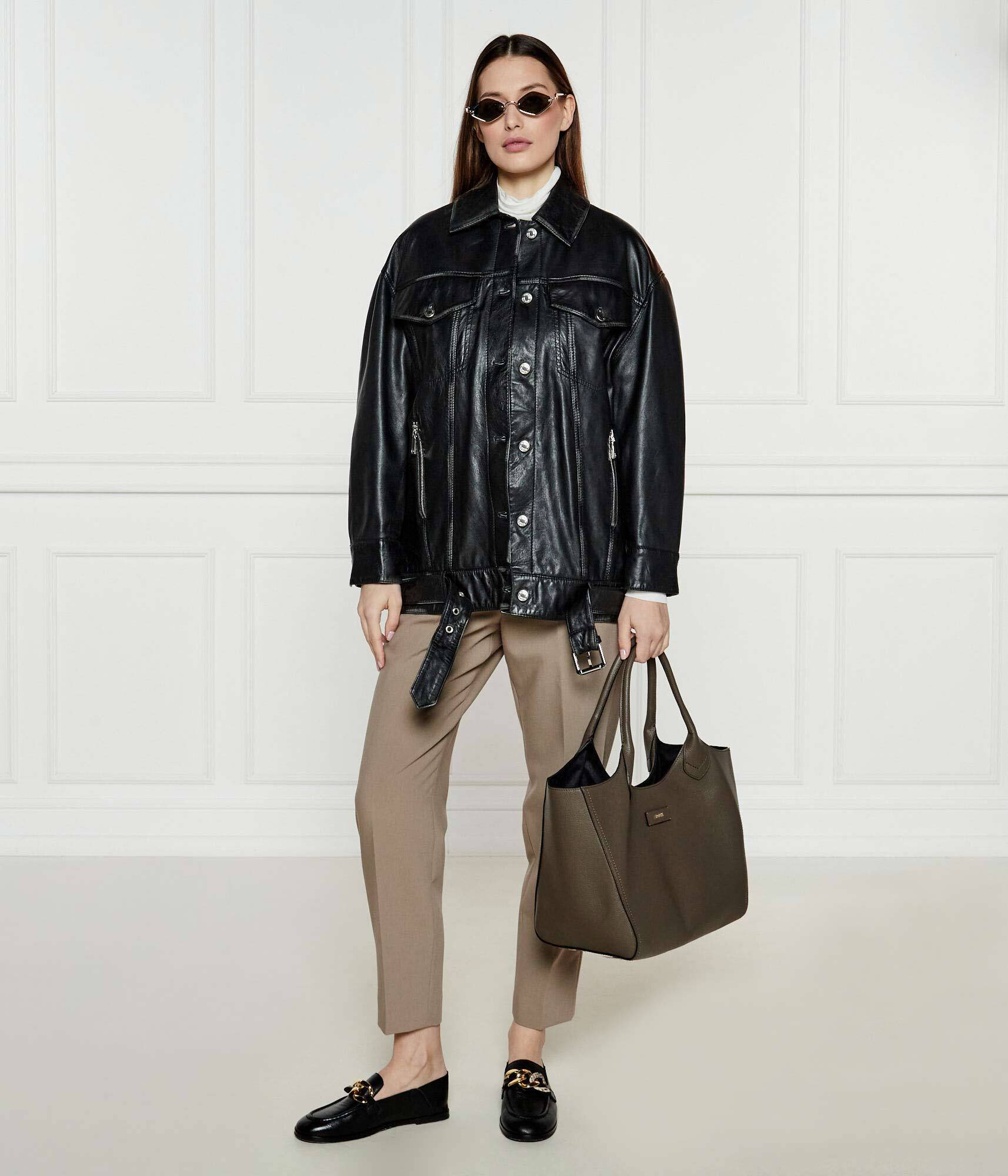 Max&Co. De piele geacă BEGONIA | Oversize fit
