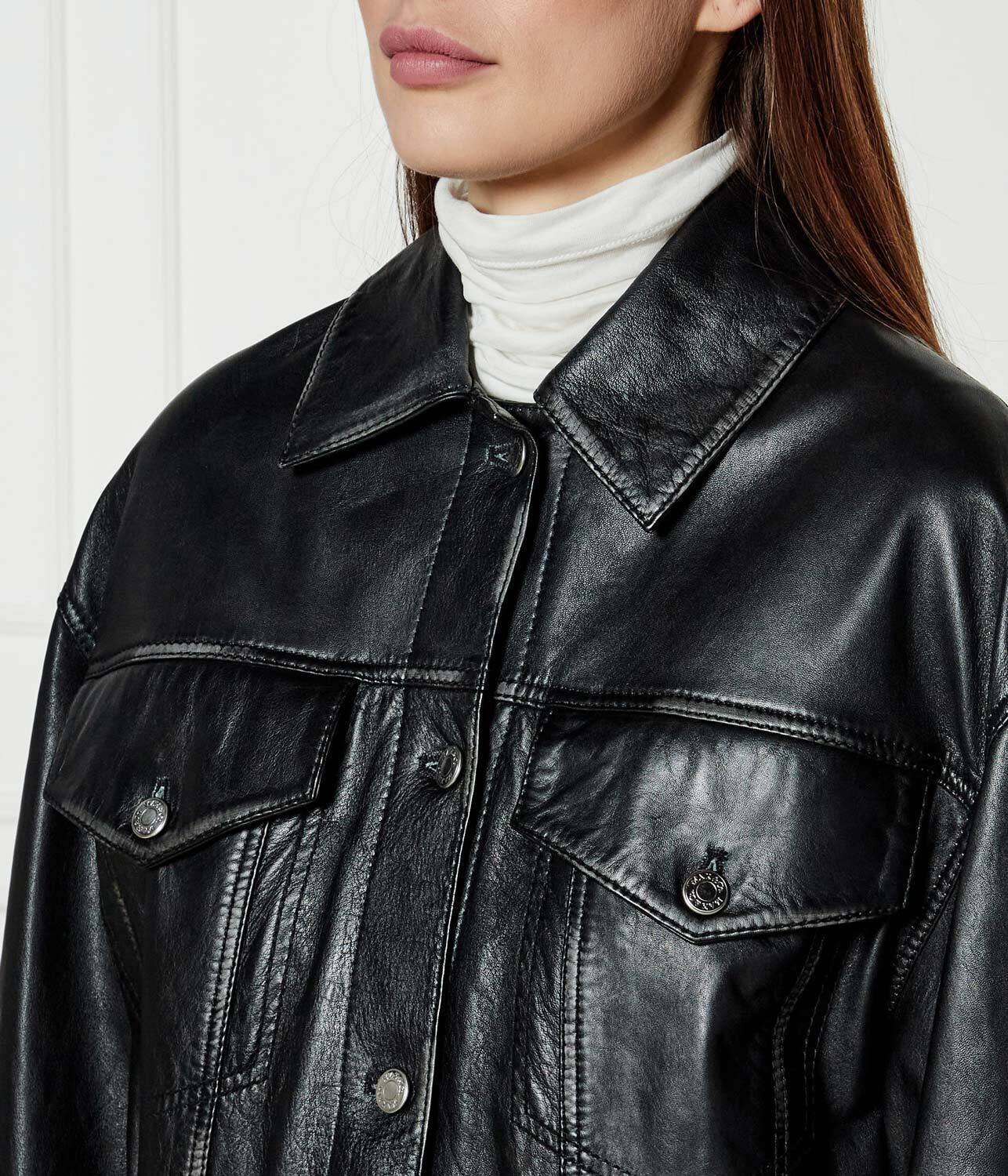 Max&Co. De piele geacă BEGONIA | Oversize fit
