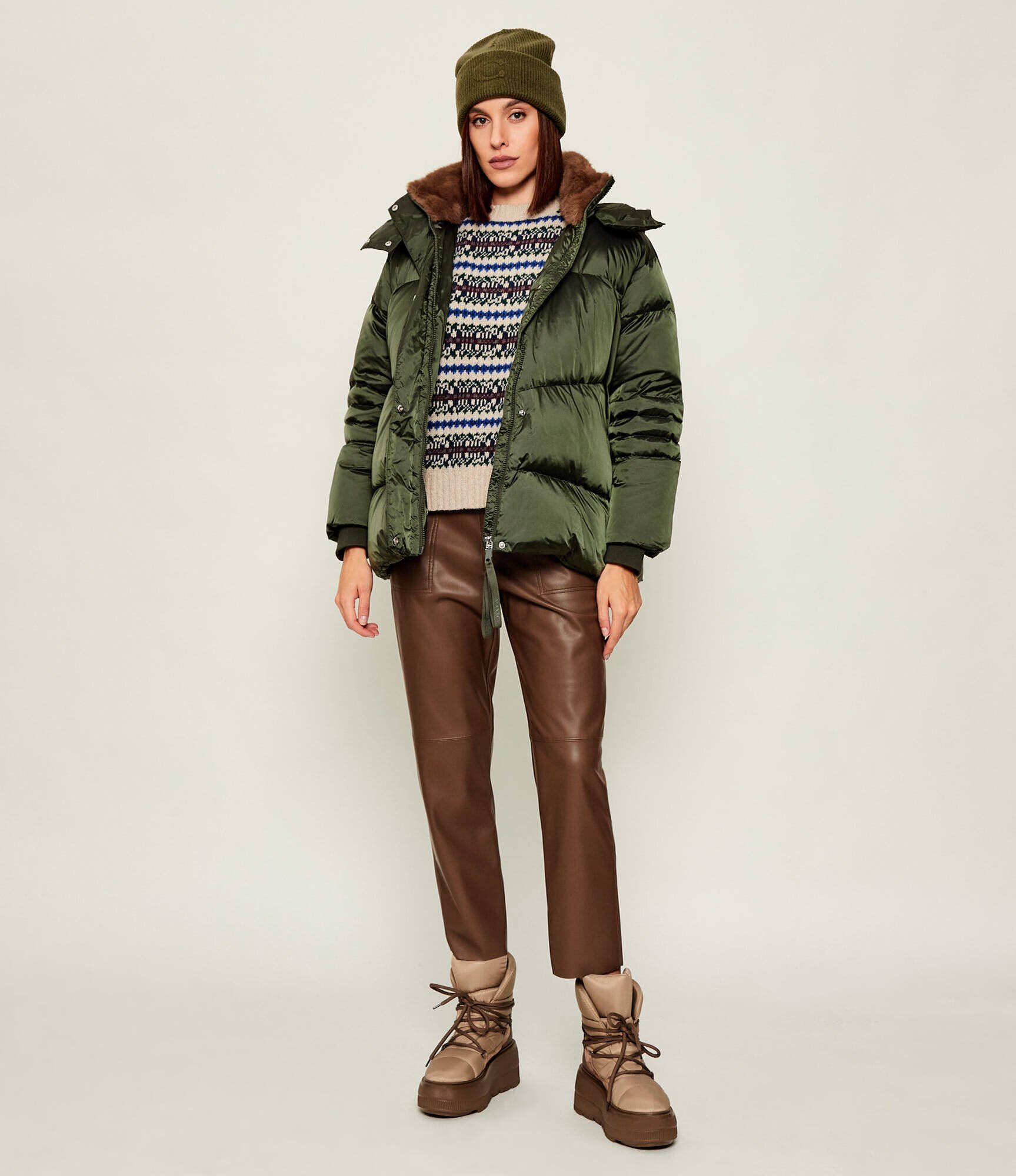 Max&Co. Geacă de puf CURSORE | Oversize fit | shearling