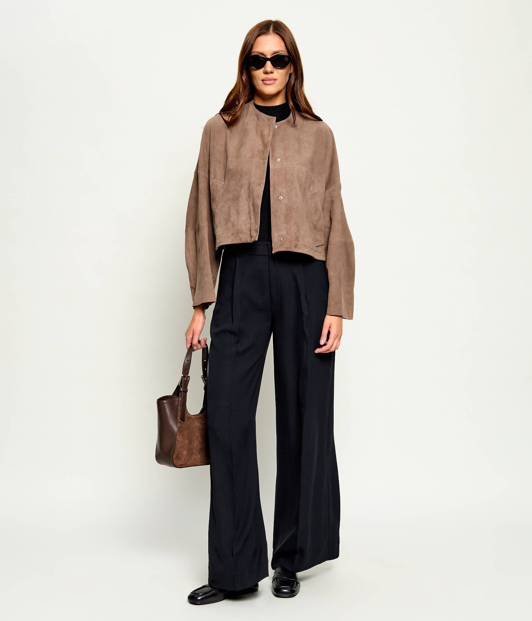 Max&Co. Geacă Mcocurva | Loose fit | piele întoarsă