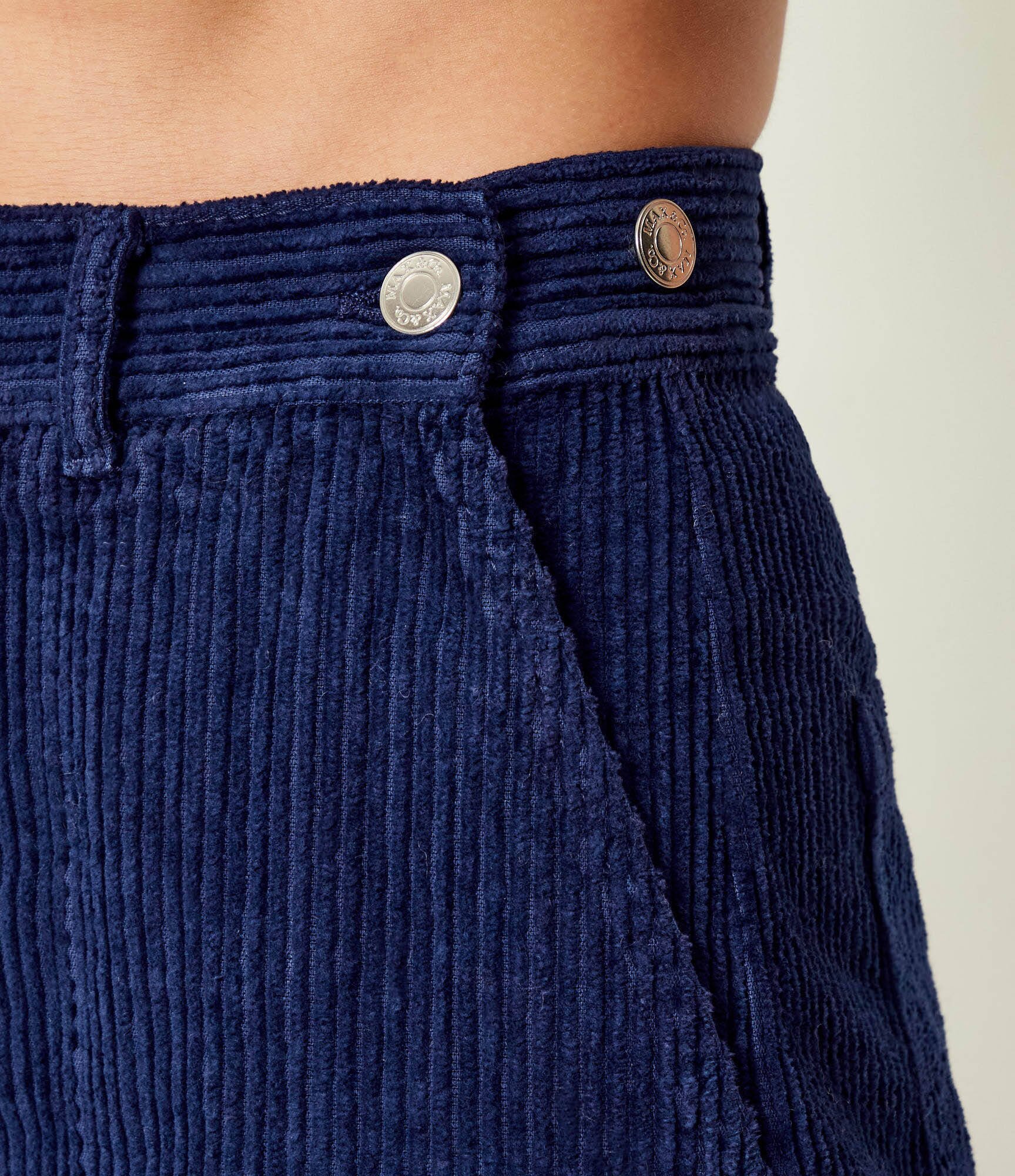 Max&Co. Pantaloni GINOSA | Relaxed fit | catifea reiată