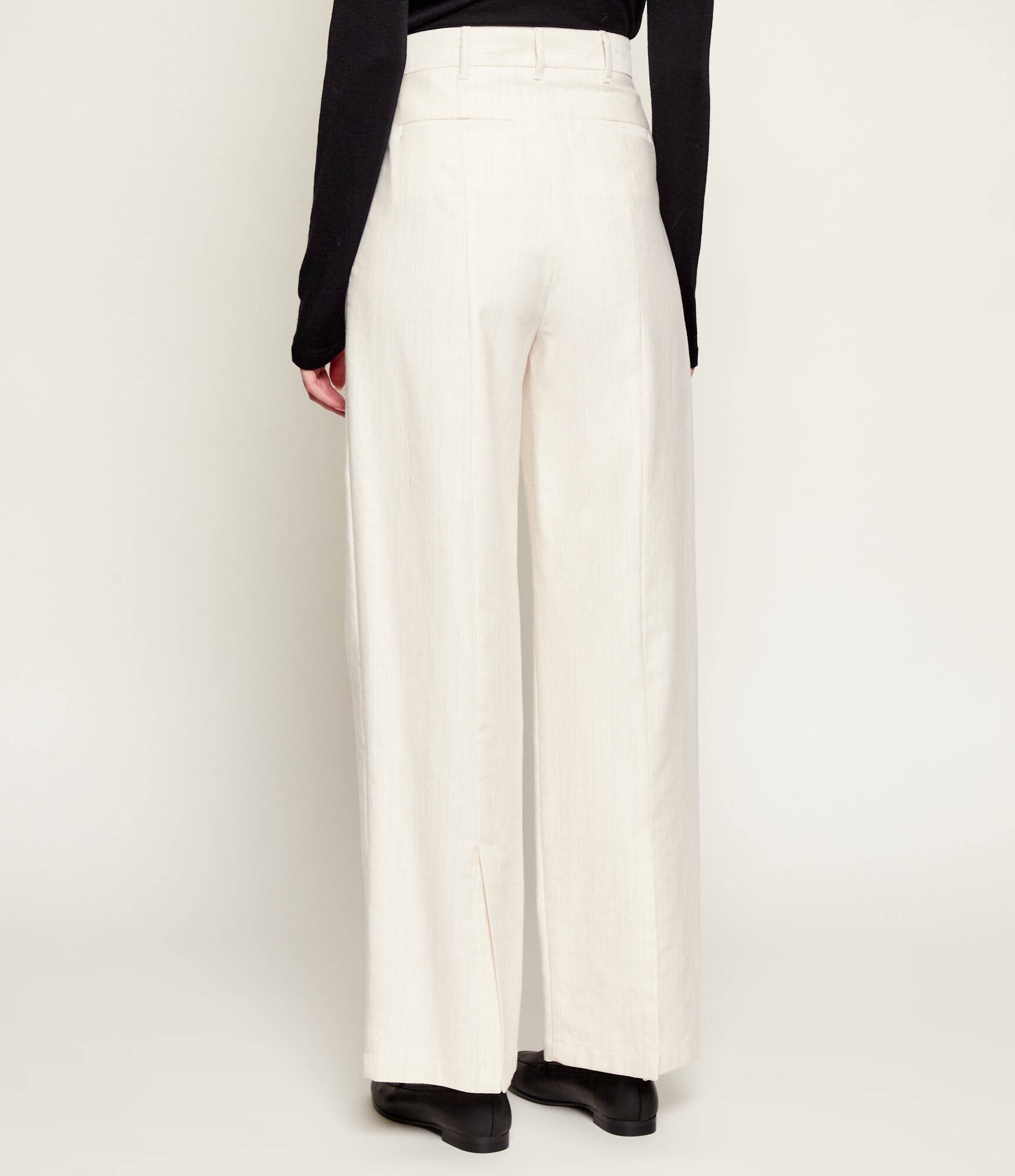 Max&Co. Pantaloni MCOADORNO | Loose fit cu adaos de lână