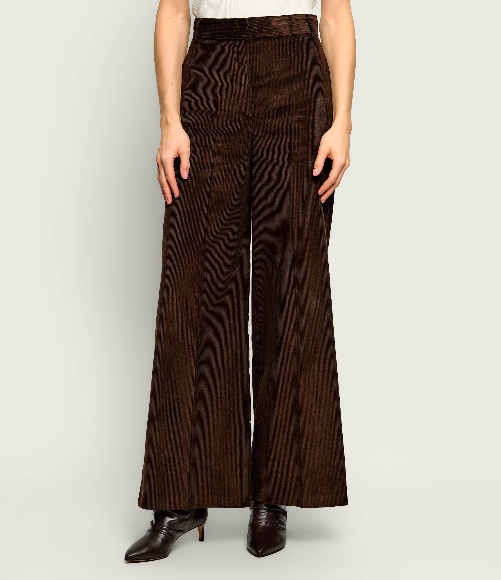 Max&Co. Pantaloni Mcocane | Loose fit | catifea reiată