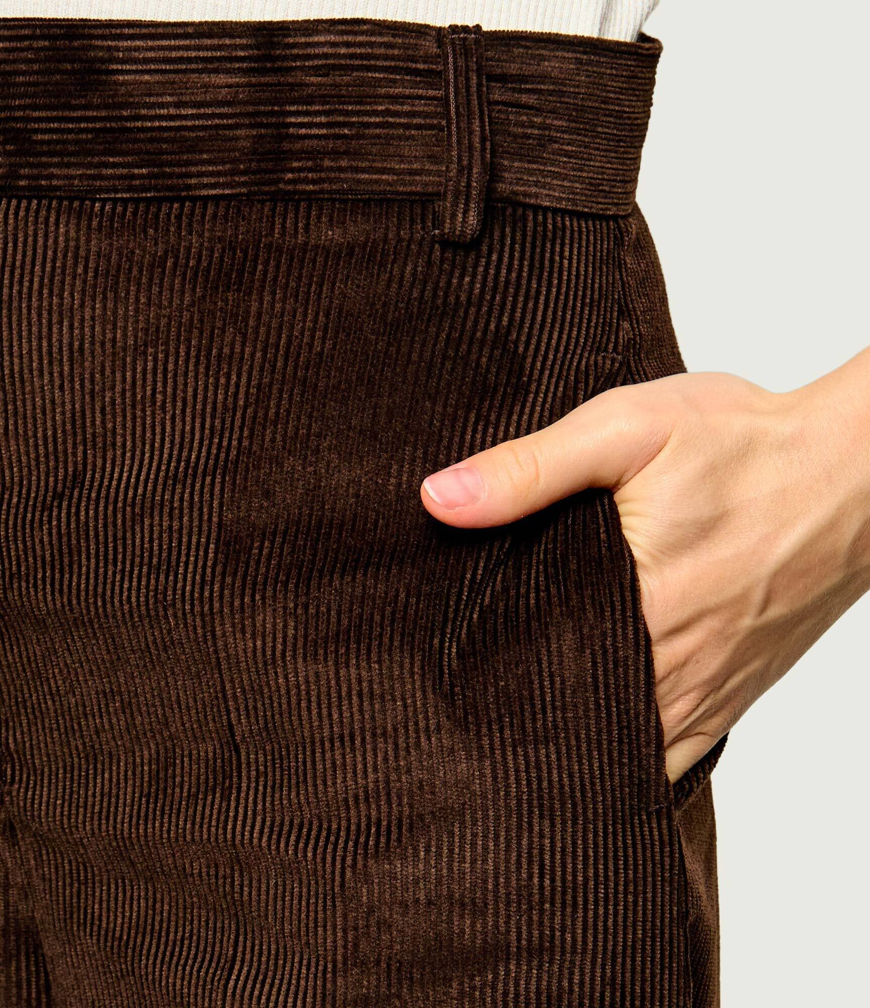 Max&Co. Pantaloni Mcocane | Loose fit | catifea reiată