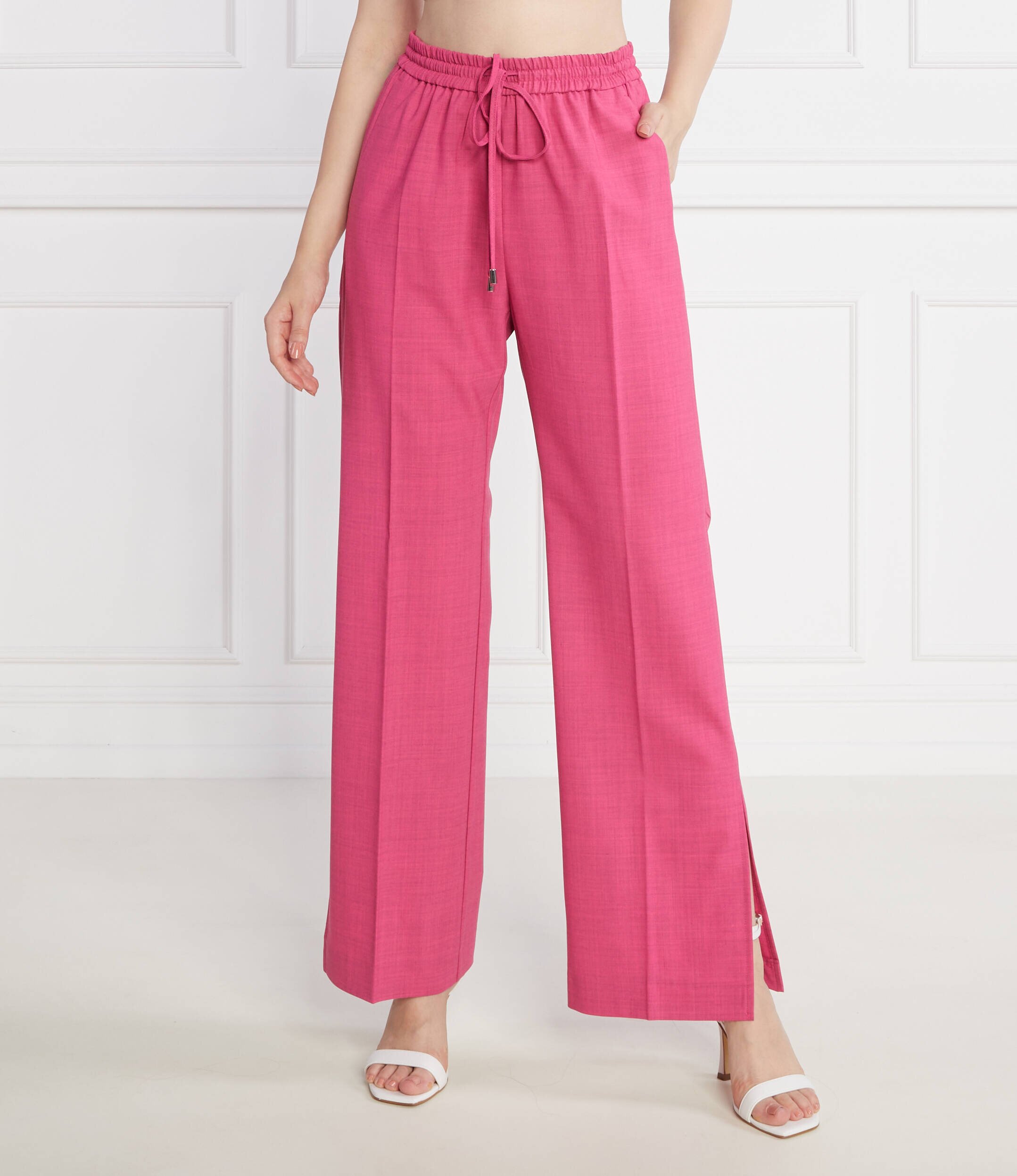 Max&Co. Pantaloni | regular fit cu adaos de lână
