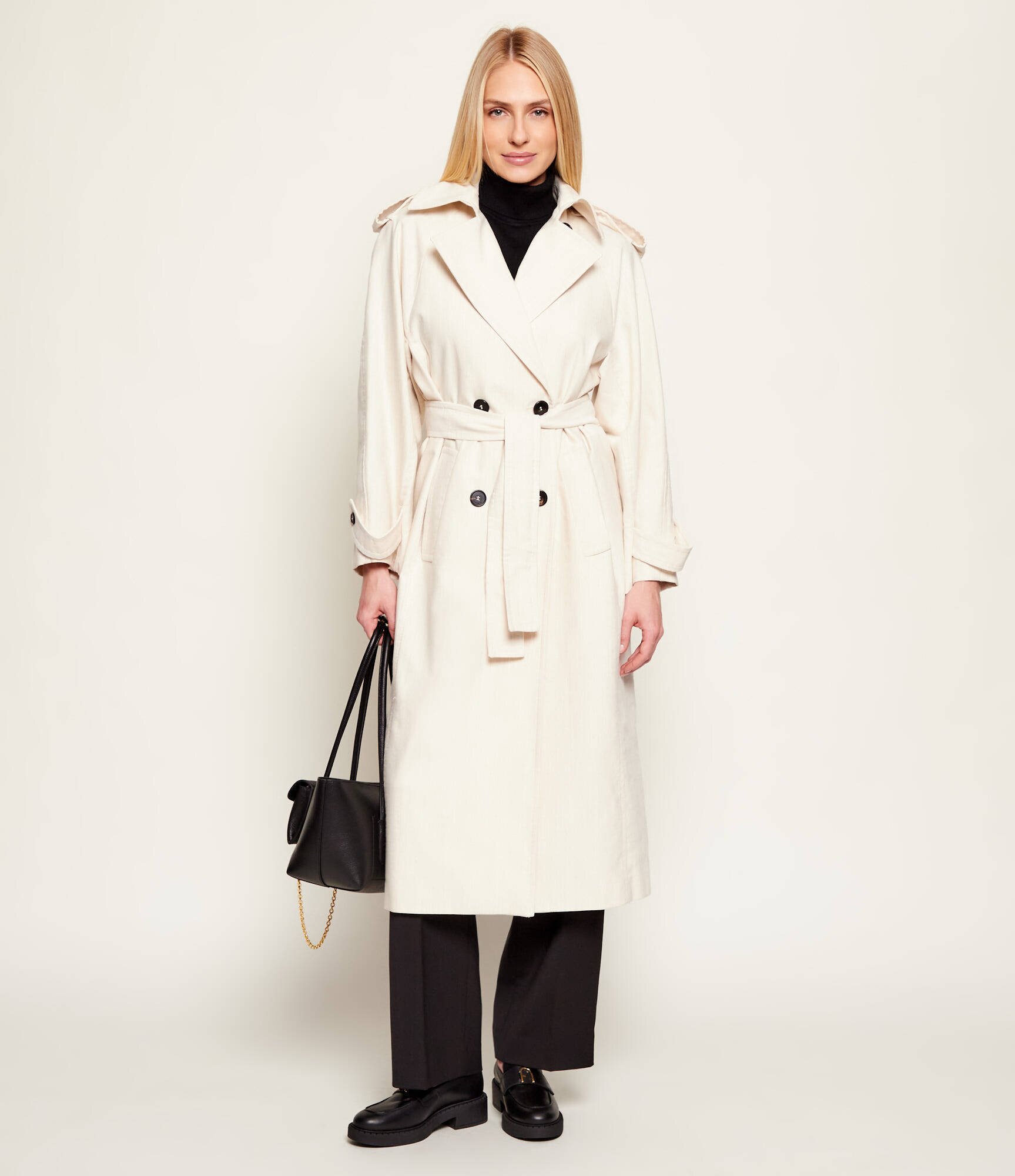 Max&Co. Trench MCOBAFFO cu adaos de lână