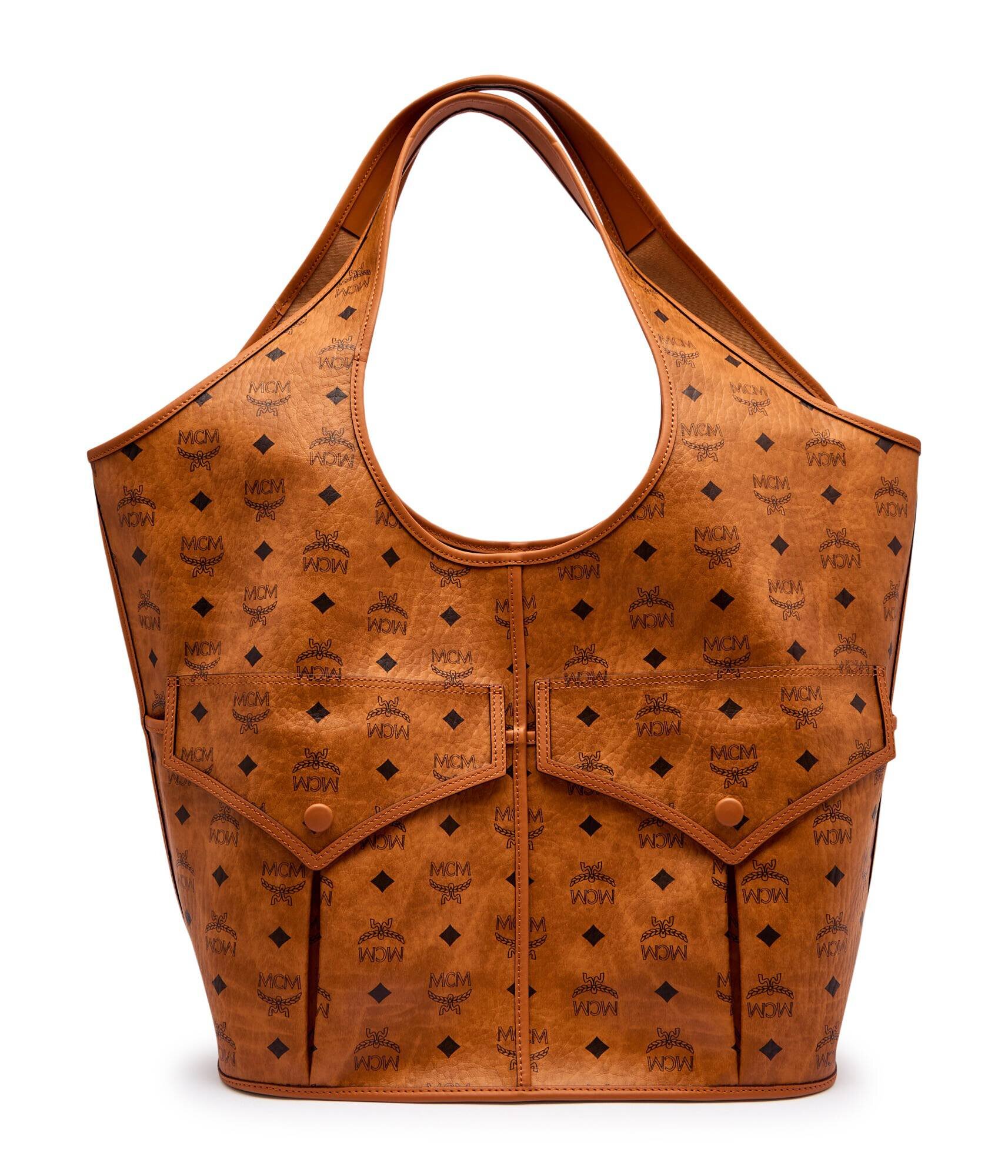 MCM De piele geantă shopper Leni