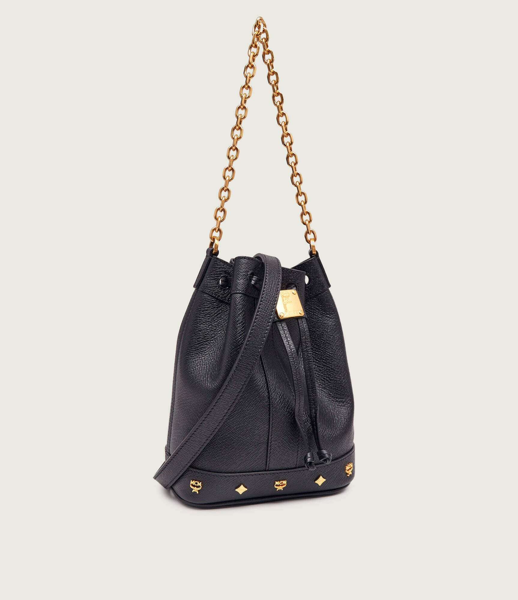 MCM De piele geantă tip sac Pina