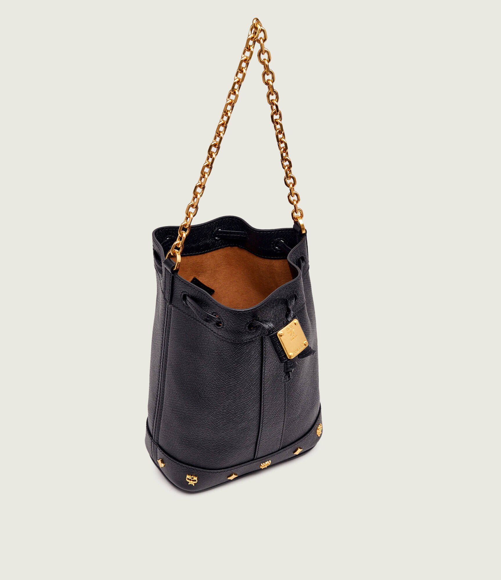 MCM De piele geantă tip sac Pina