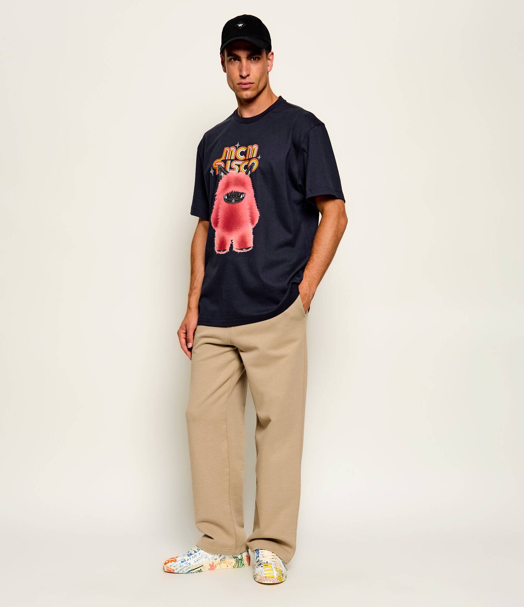 MCM Tricou Mars Dog Disco | Oversize fit