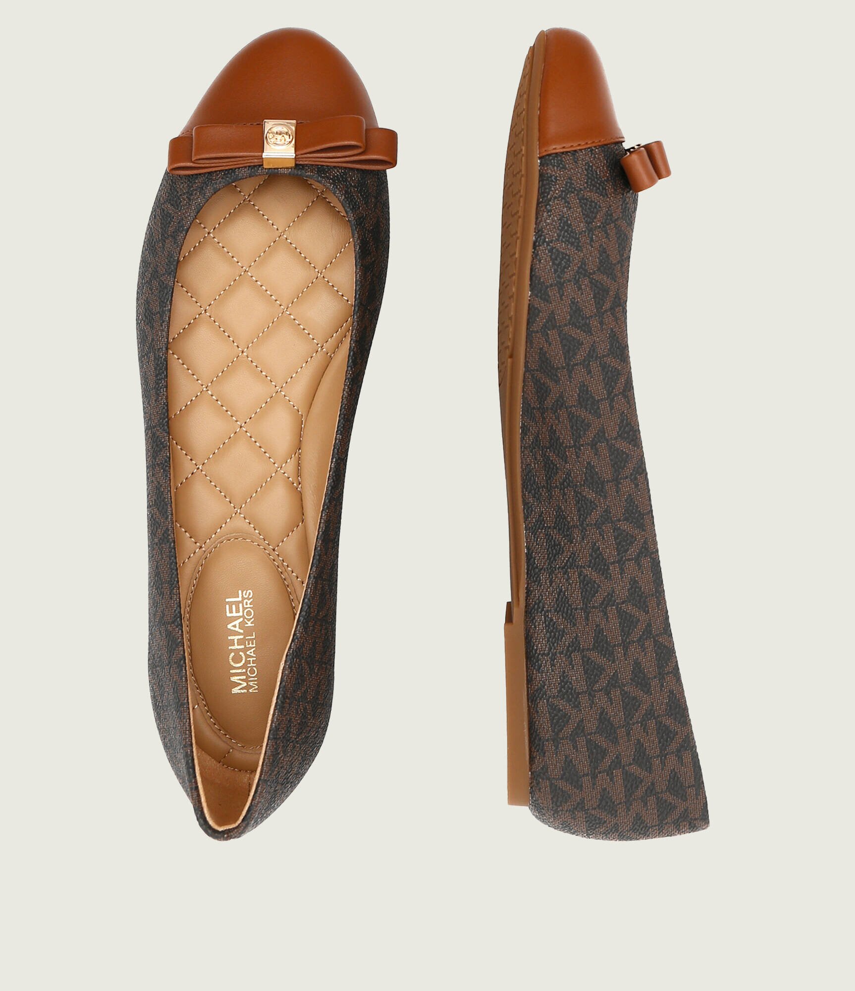 Michael Kors Balerini Andrea cu adaos de piele
