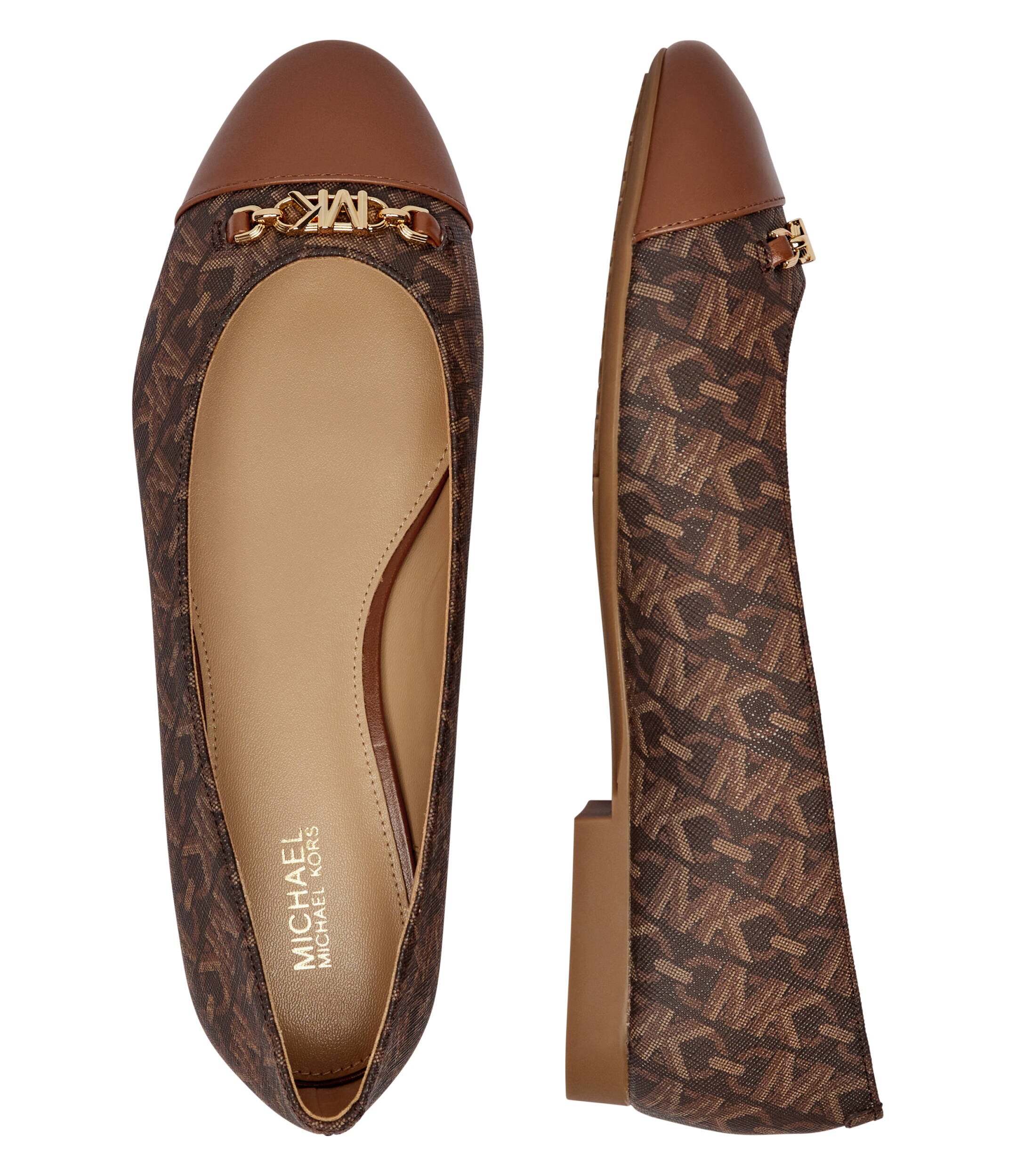 Michael Kors Balerini Rebecca cu adaos de piele