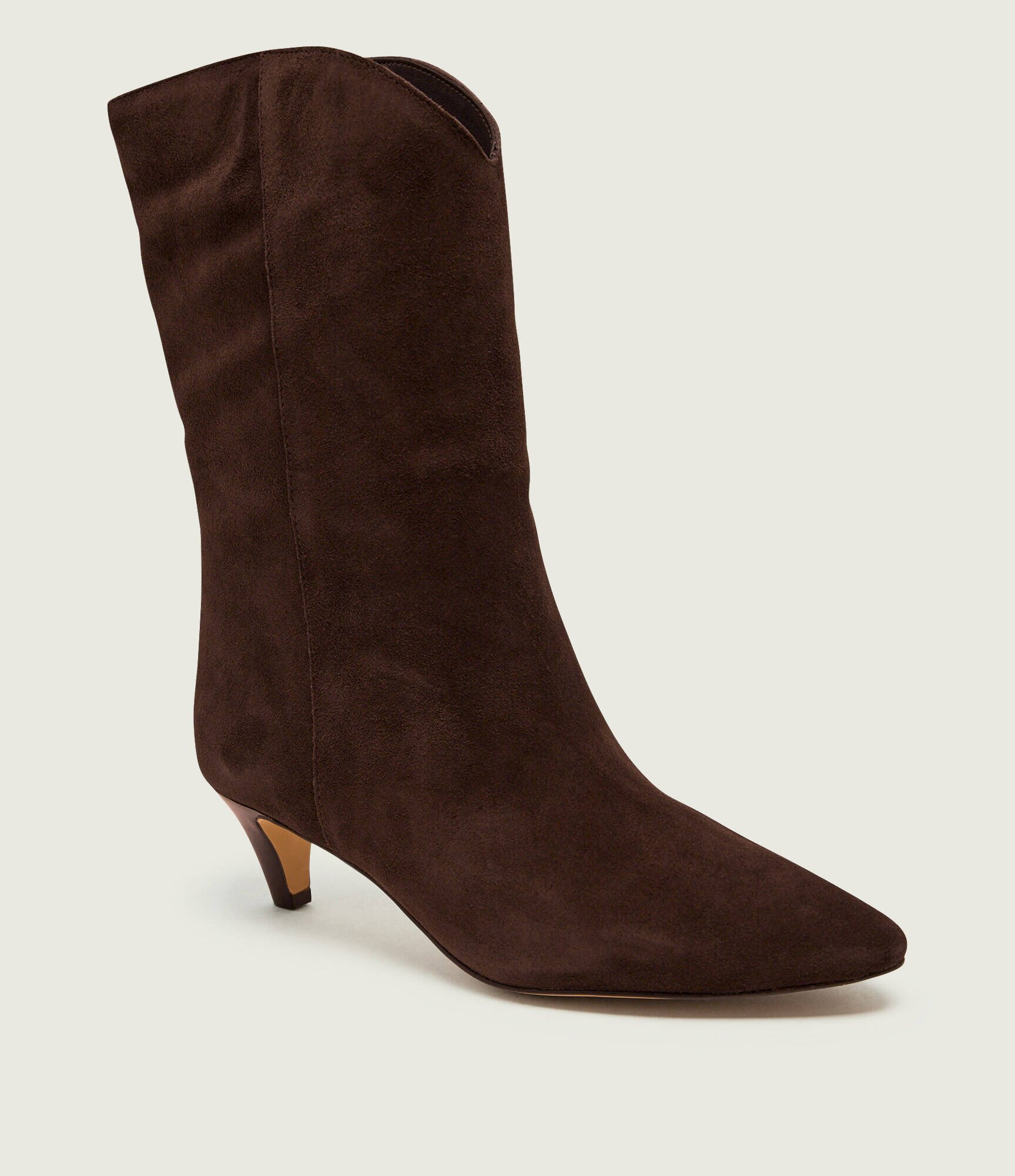 Michael Kors Botine cu toc Daniela | piele întoarsă