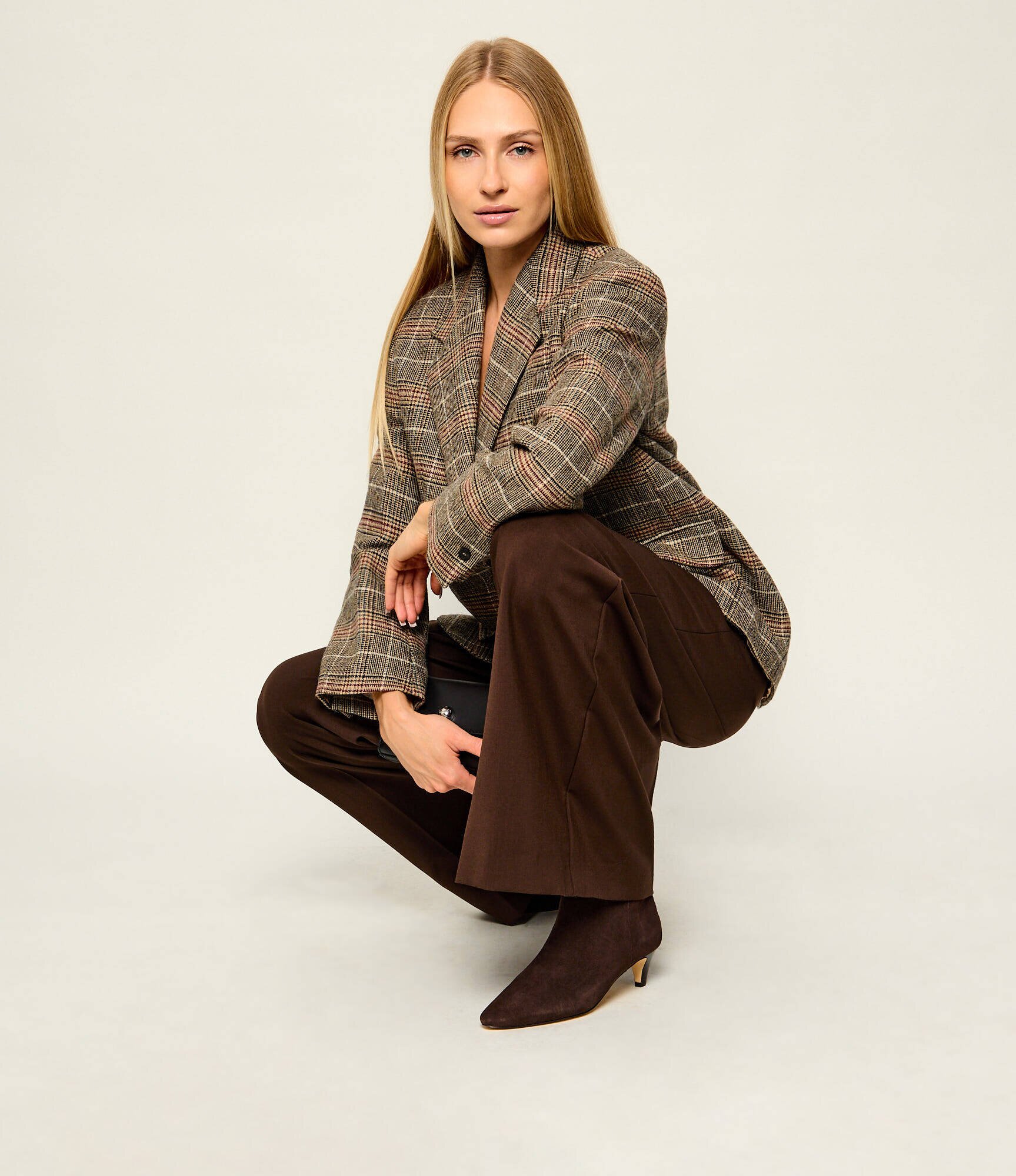 Michael Kors Botine cu toc Daniela | piele întoarsă