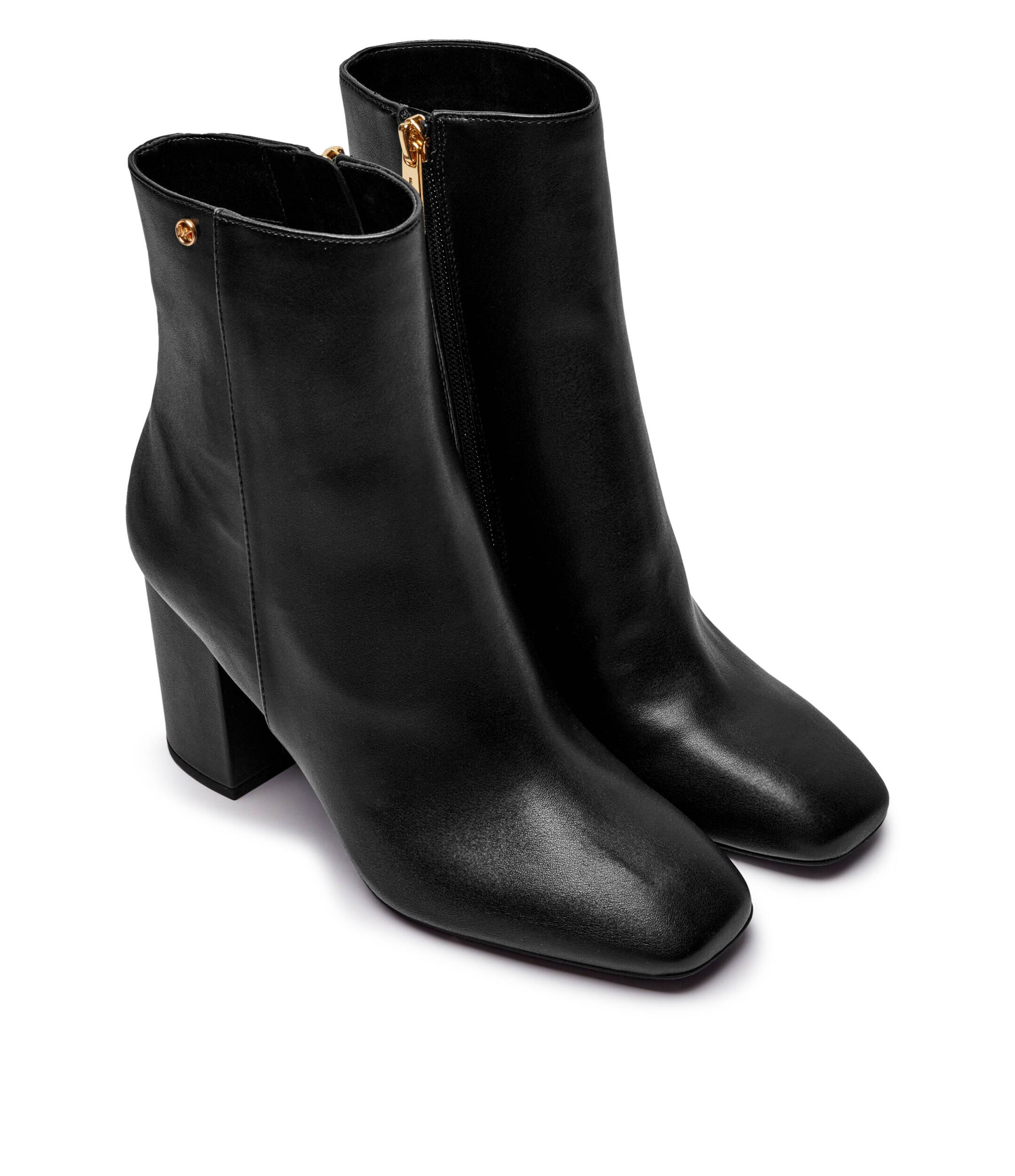 Michael Kors Botine cu toc Hazel cu adaos de piele