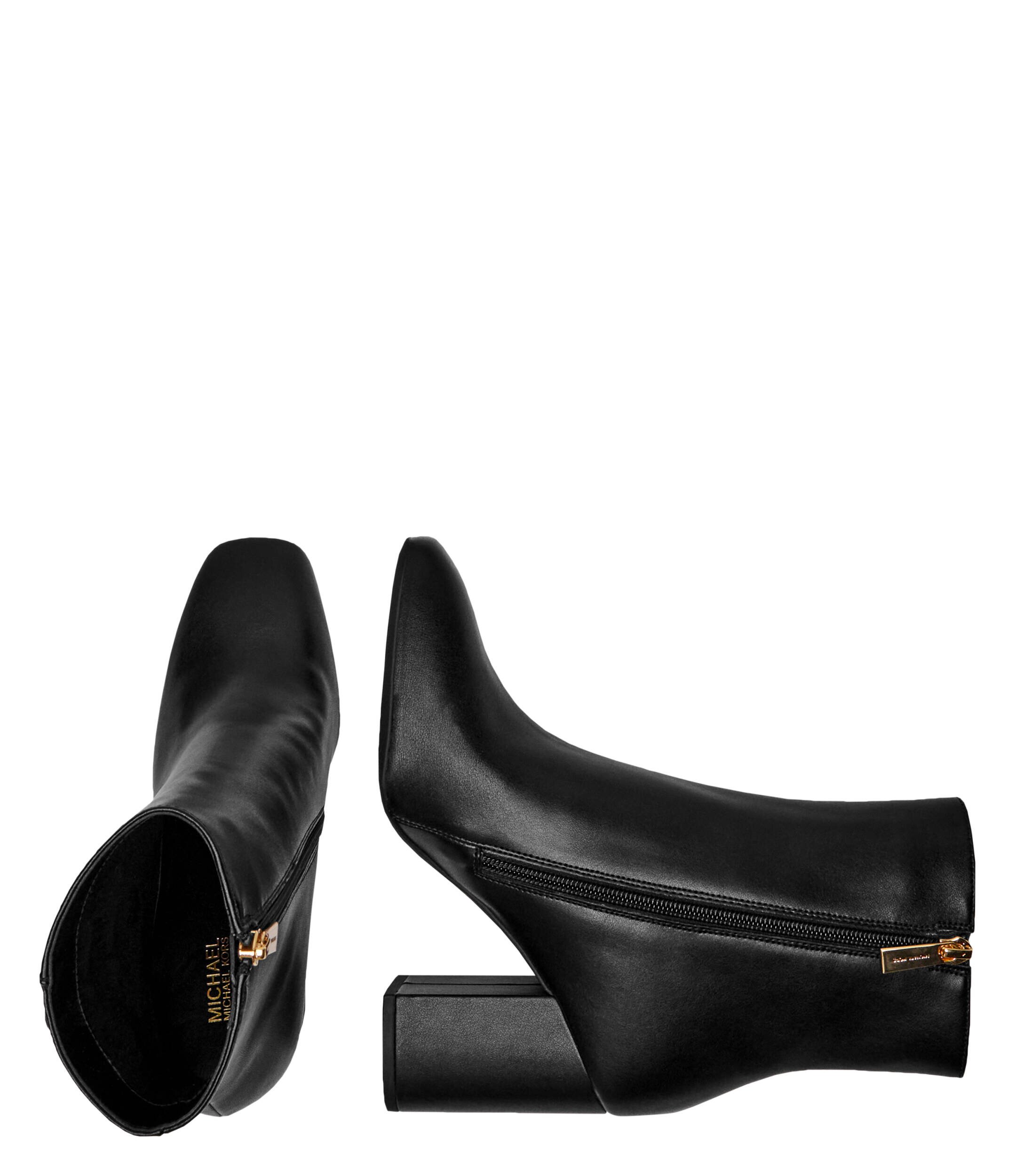 Michael Kors Botine cu toc Hazel cu adaos de piele