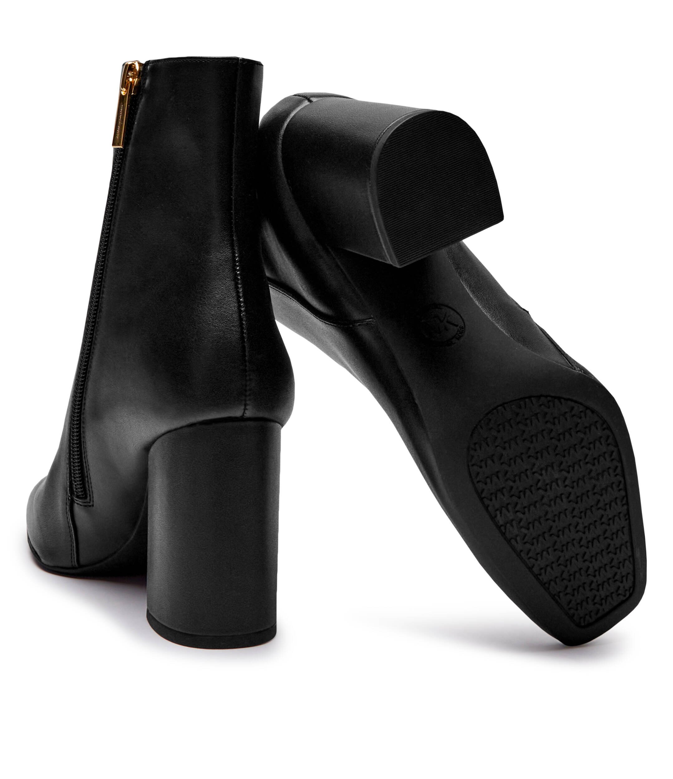 Michael Kors Botine cu toc Hazel cu adaos de piele