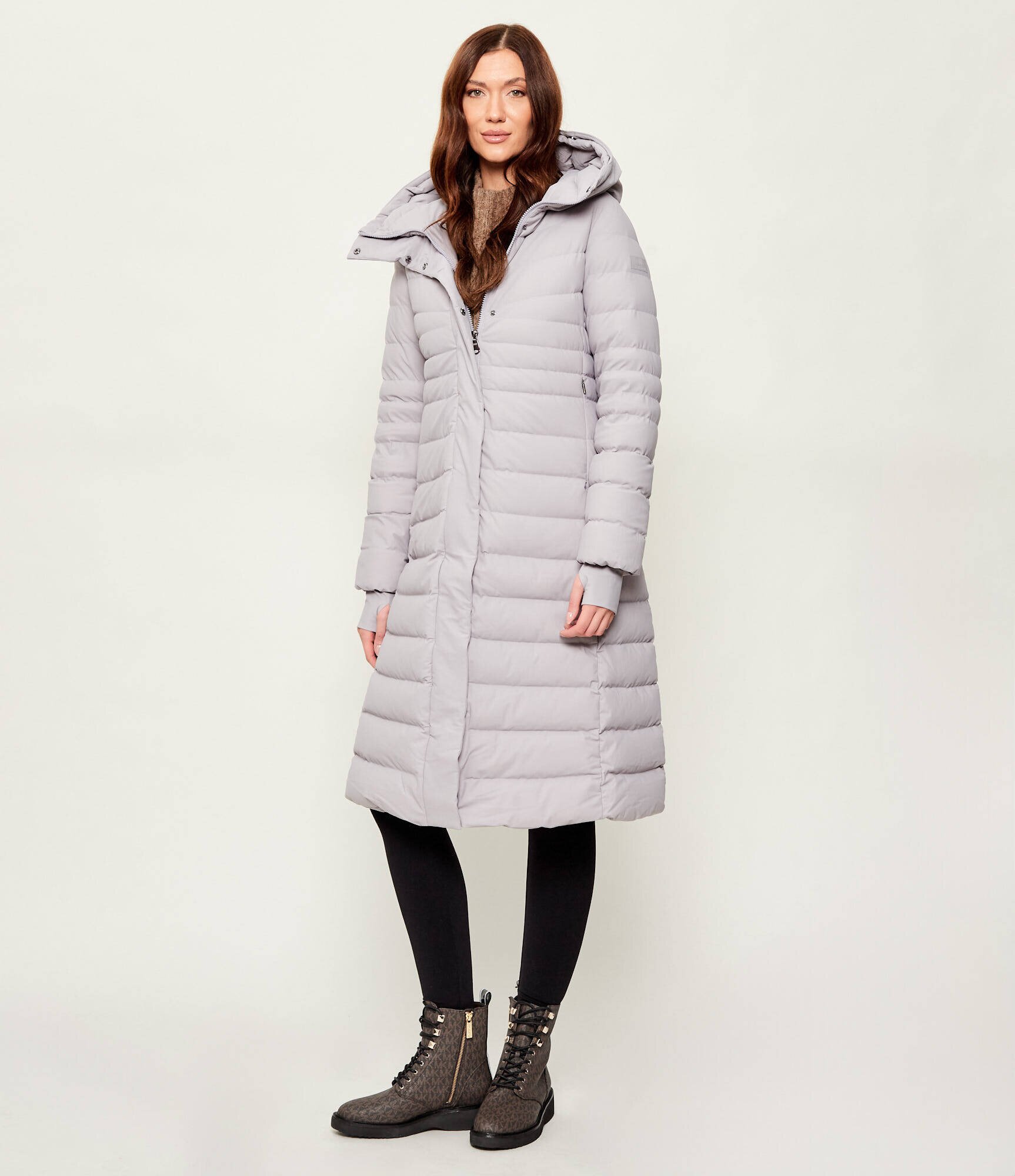 Michael Kors Botine Haskell cu adaos de piele