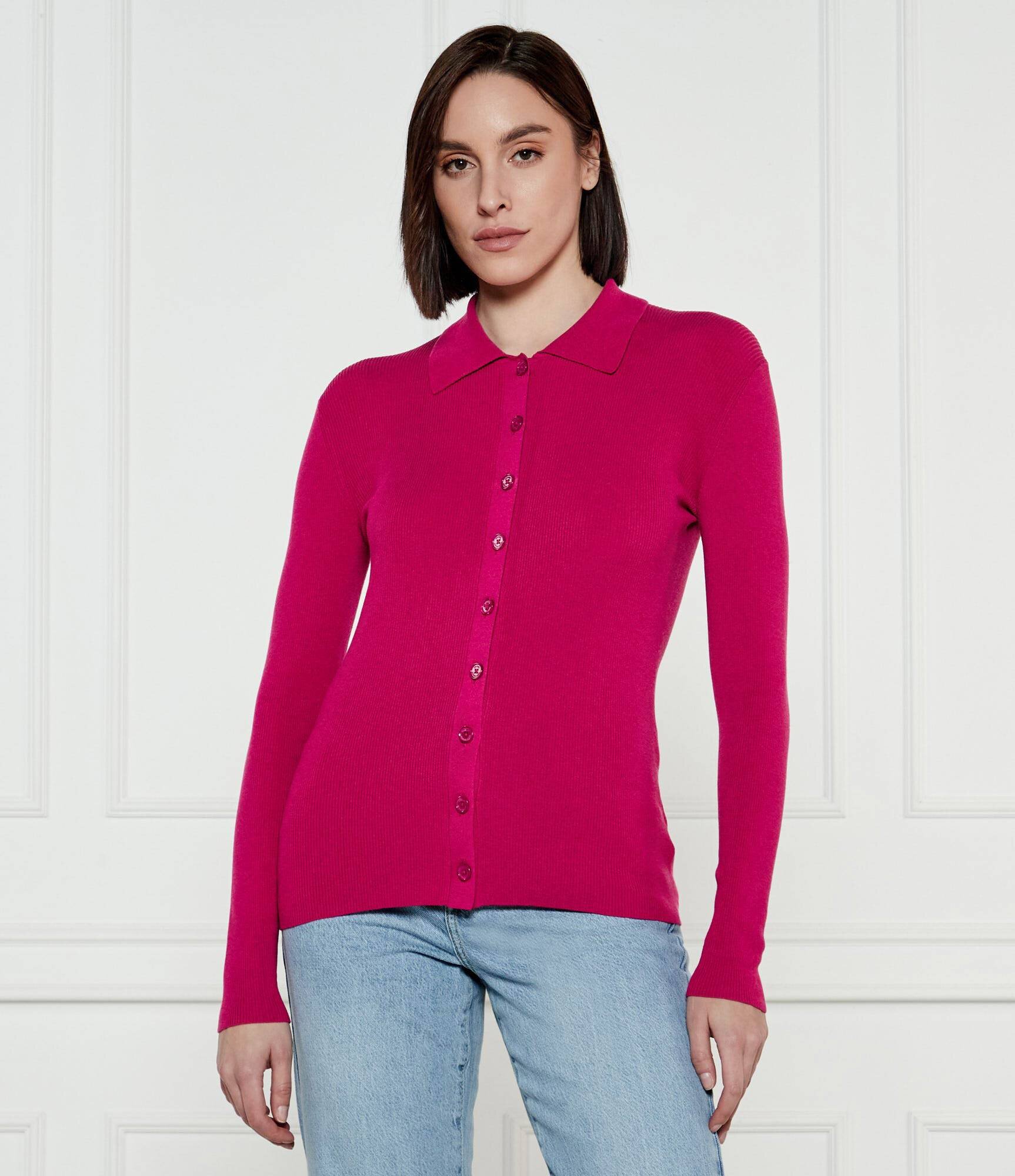 Michael Kors Cardigan | Slim Fit cu adaos de mătase