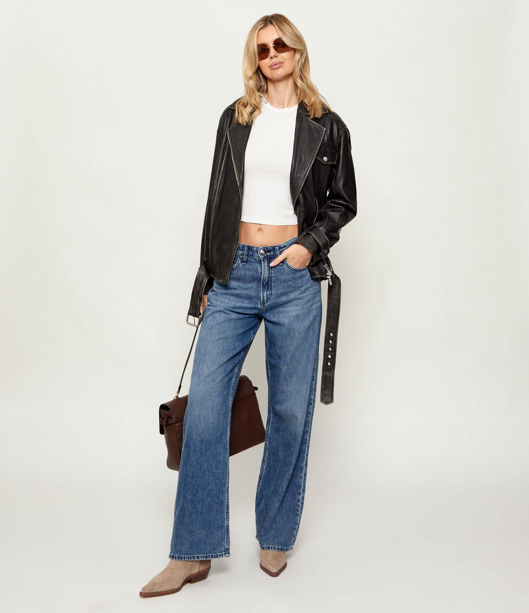 Michael Kors Cizme cowboy NOEMIE | piele întoarsă