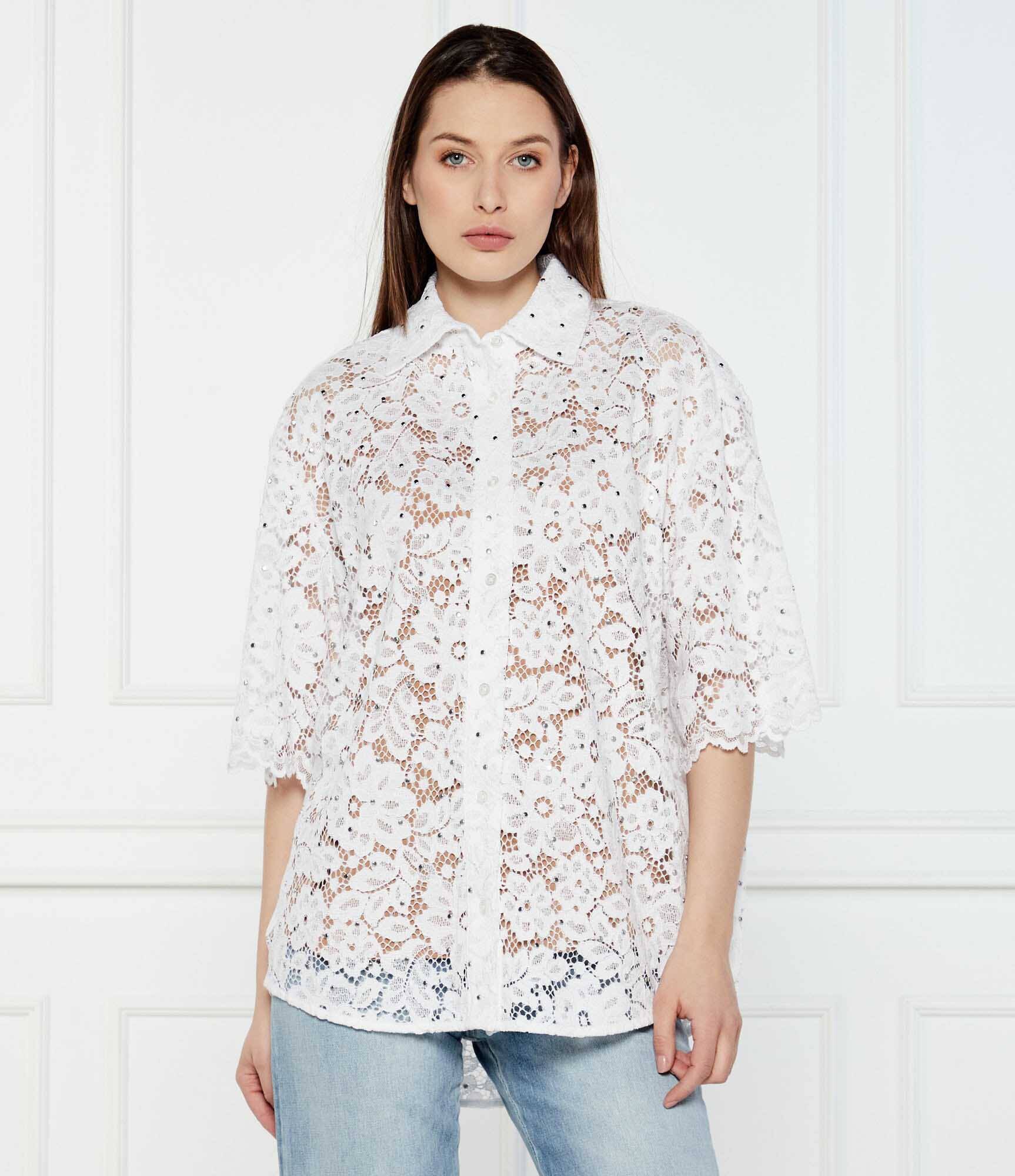 Michael Kors De dantelă cămașă | Loose fit