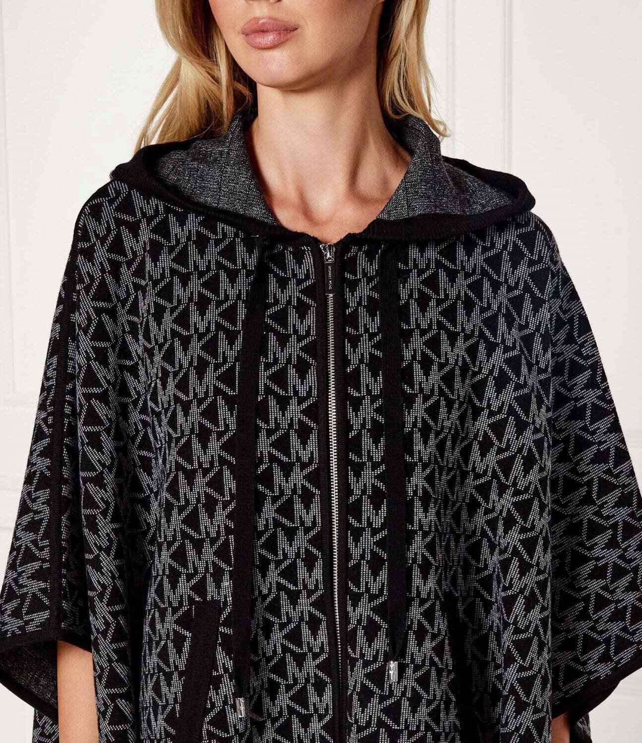 Michael Kors De lână poncho | Oversize fit