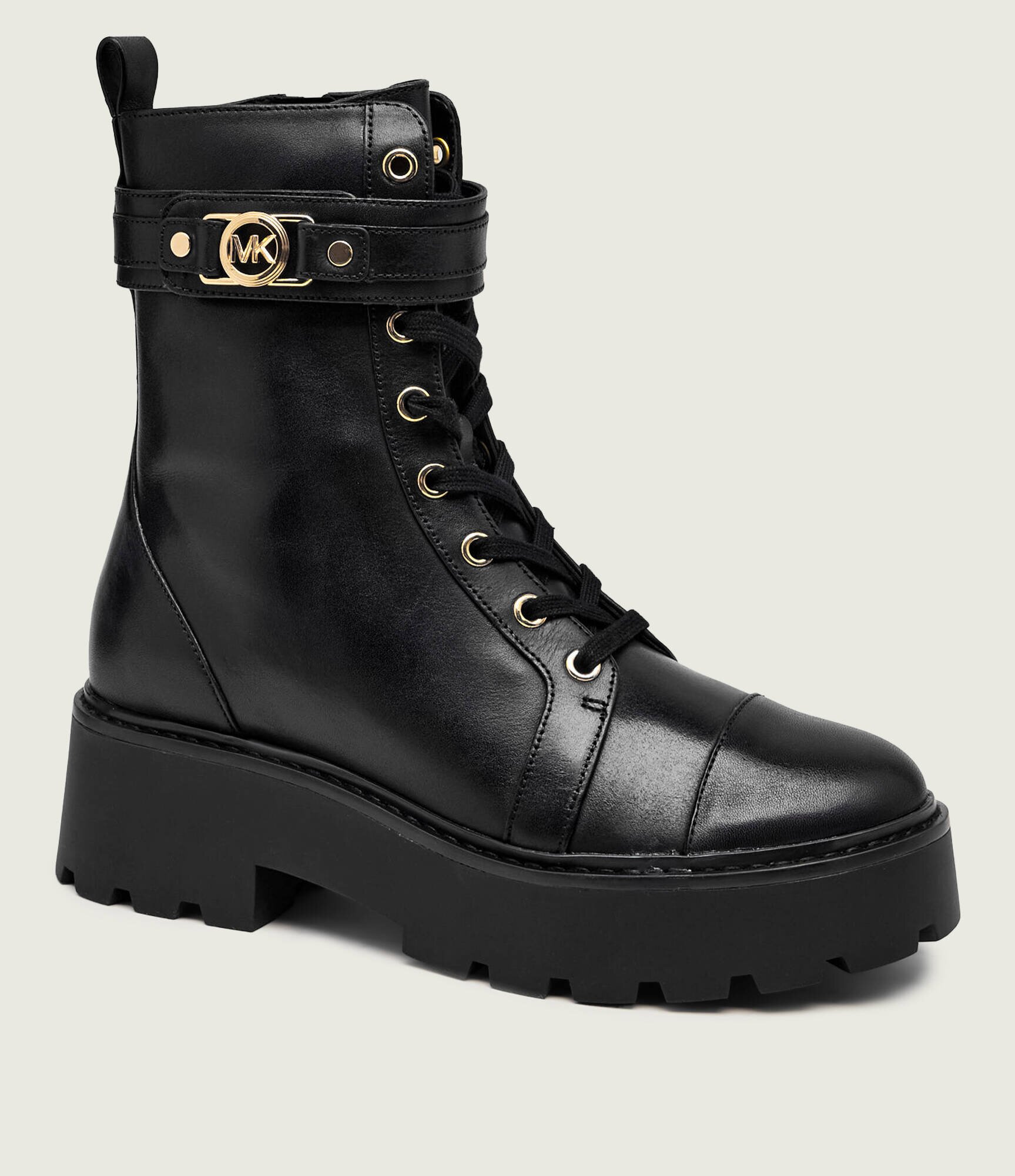 Michael Kors De piele botine cu platformă Mandy
