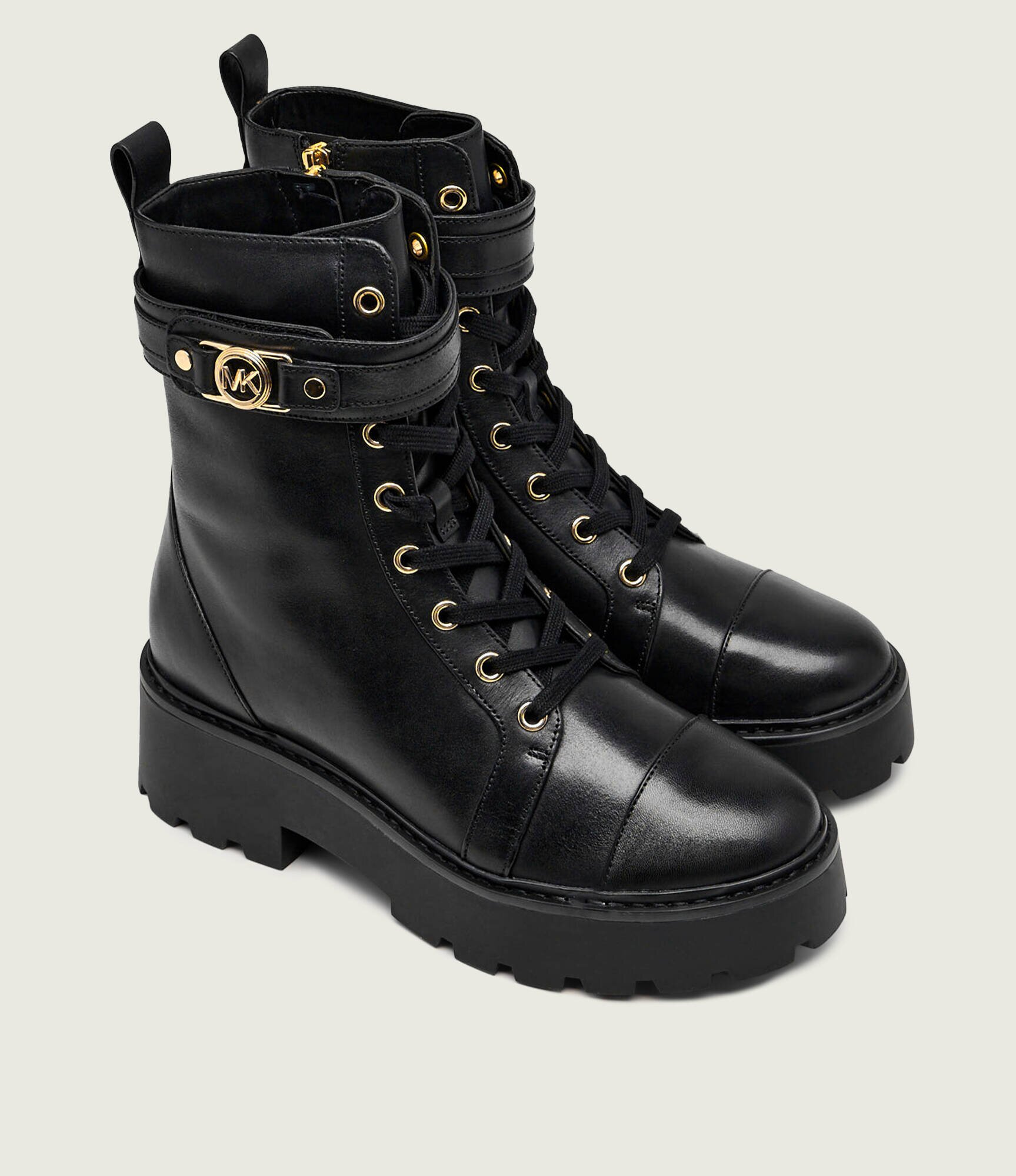 Michael Kors De piele botine cu platformă Mandy
