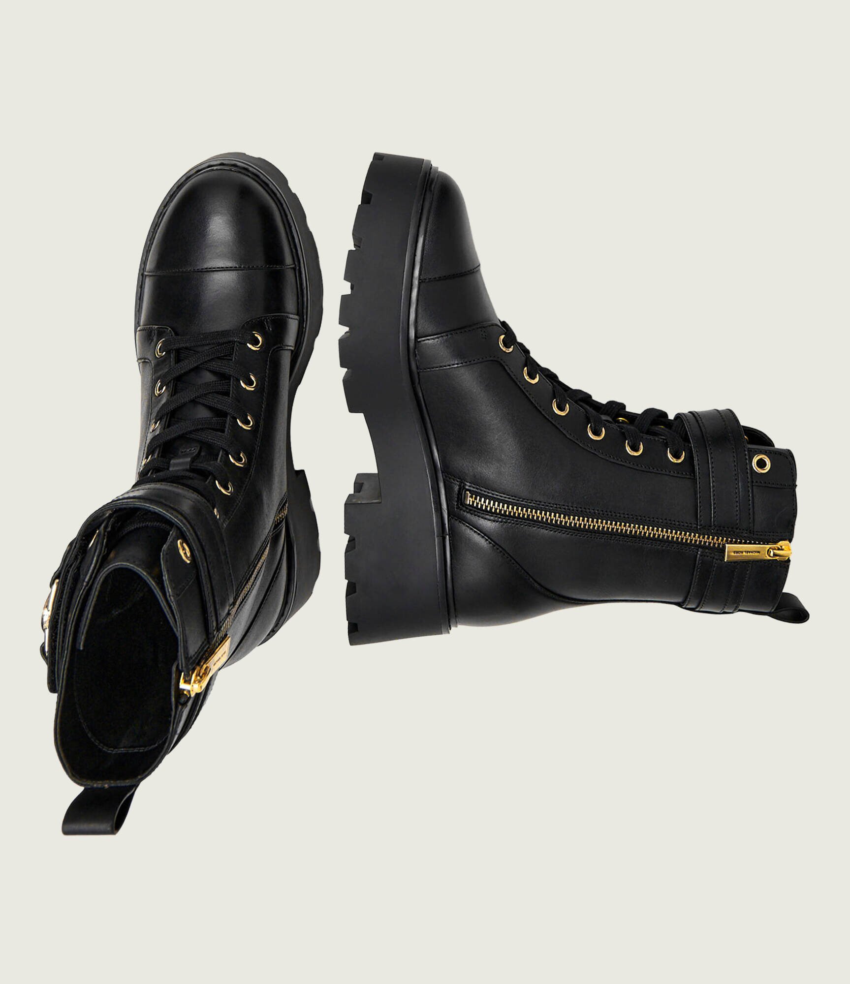 Michael Kors De piele botine cu platformă Mandy