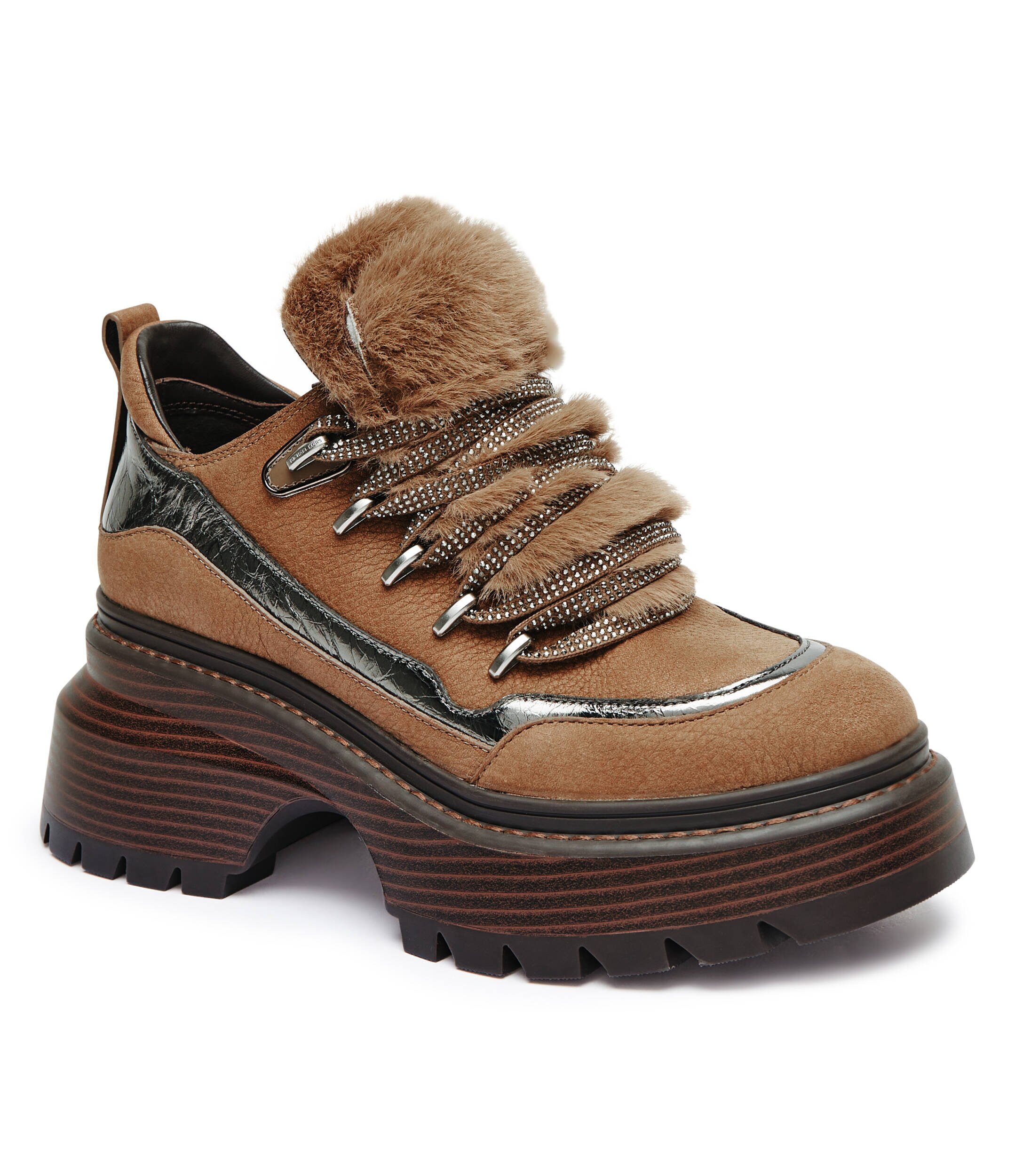 Michael Kors De piele botine cu platformă Shiloh