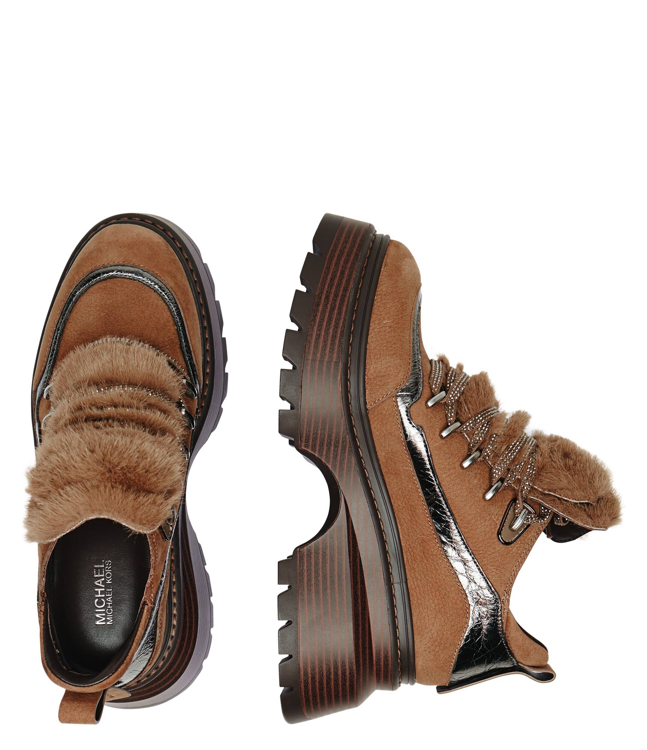 Michael Kors De piele botine cu platformă Shiloh