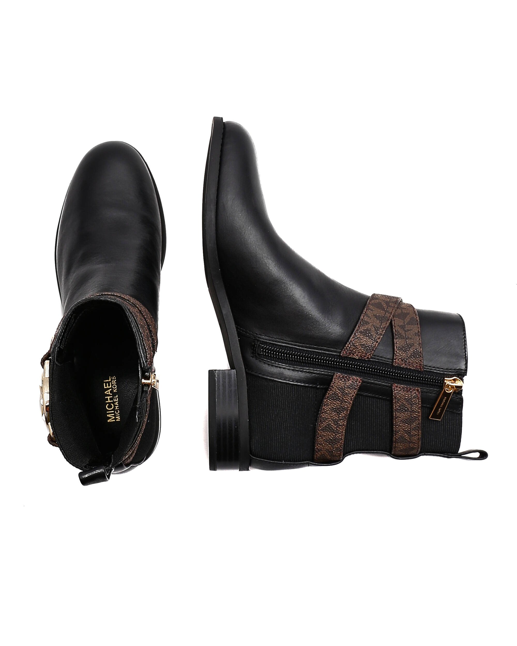Michael Kors De piele botine Rory Flat