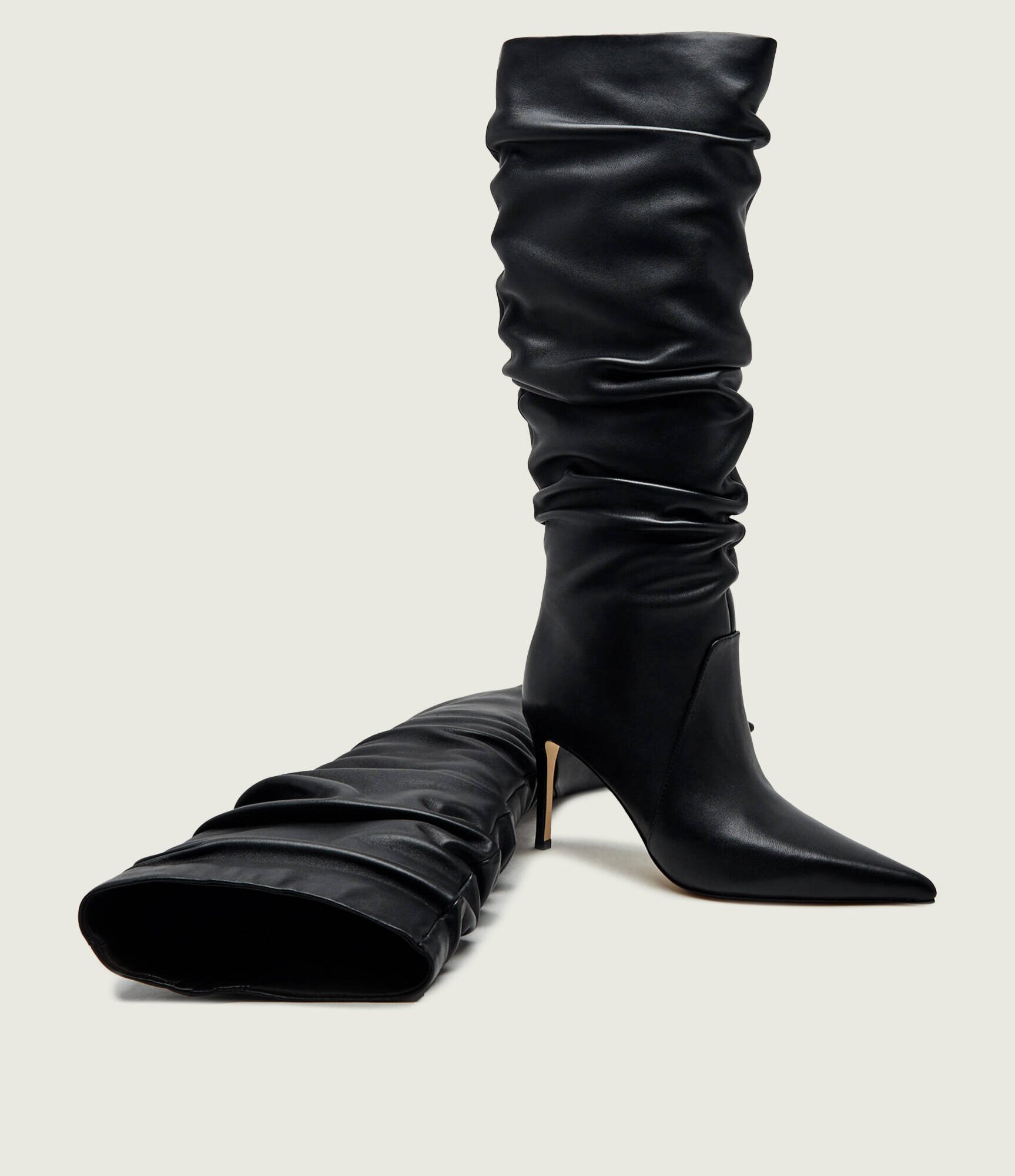 Michael Kors De piele cizme cu toc subțire Dawn Heeled