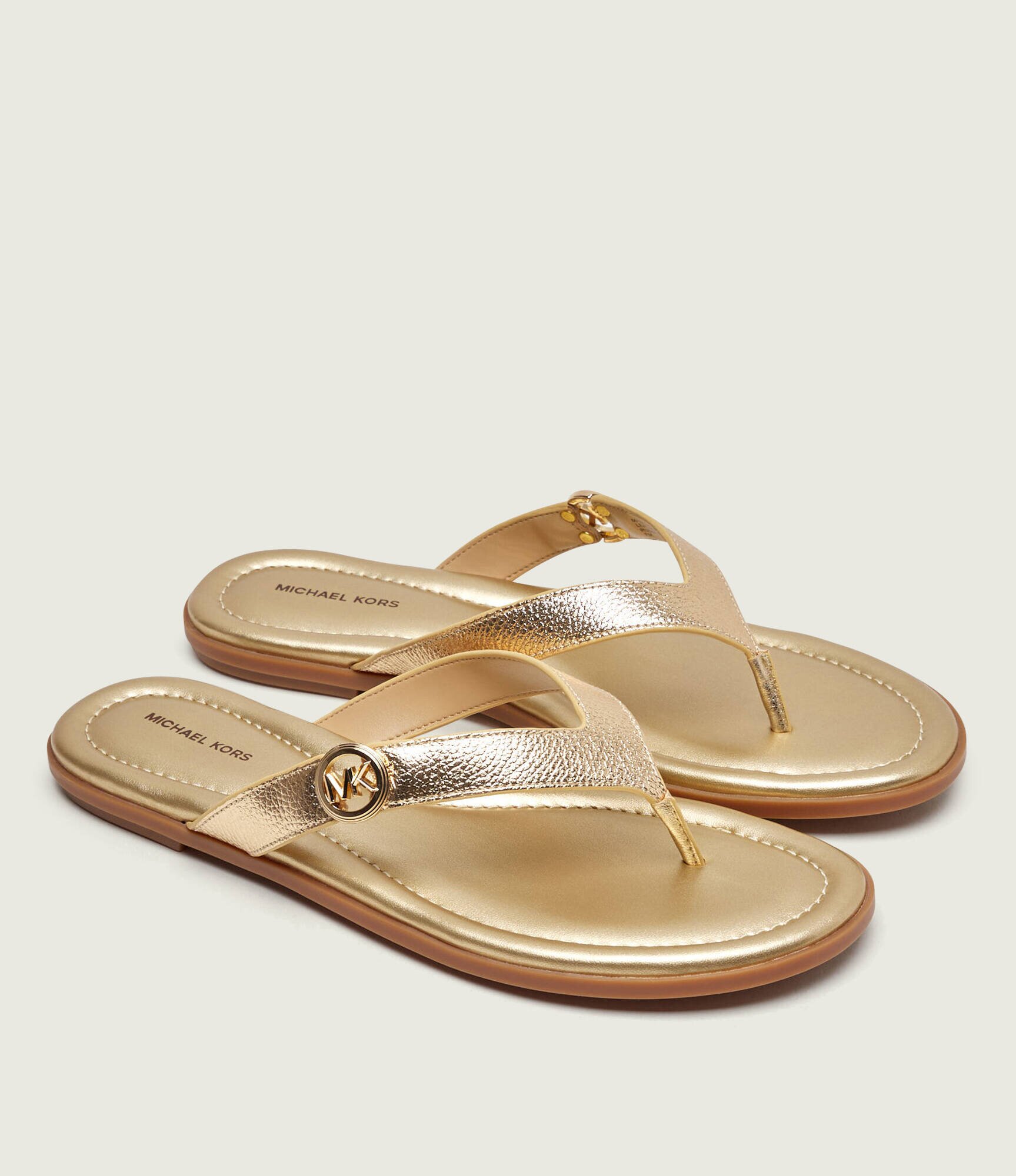 Michael Kors De piele flip flops ERIN