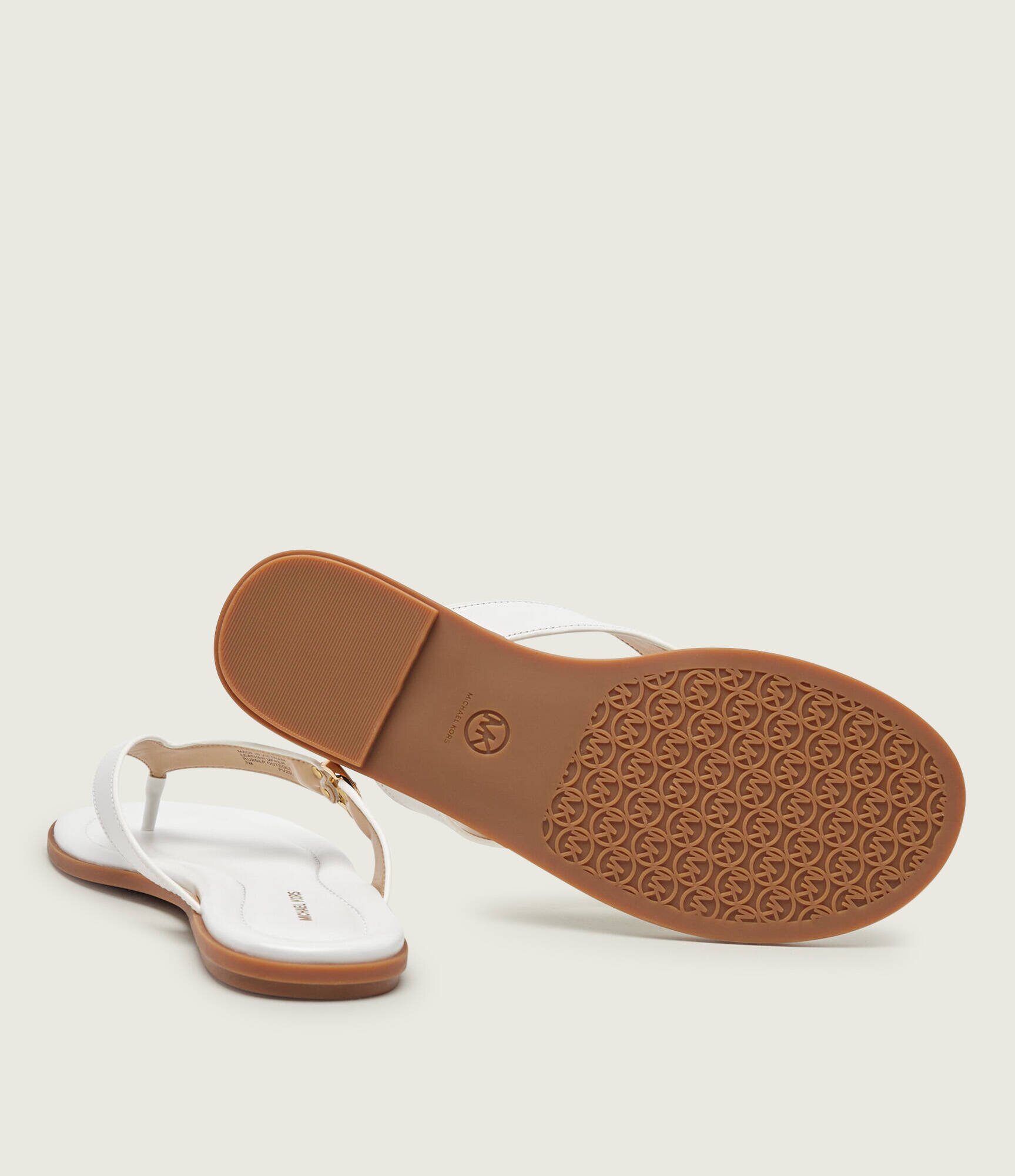 Michael Kors De piele flip flops ERIN THONG
