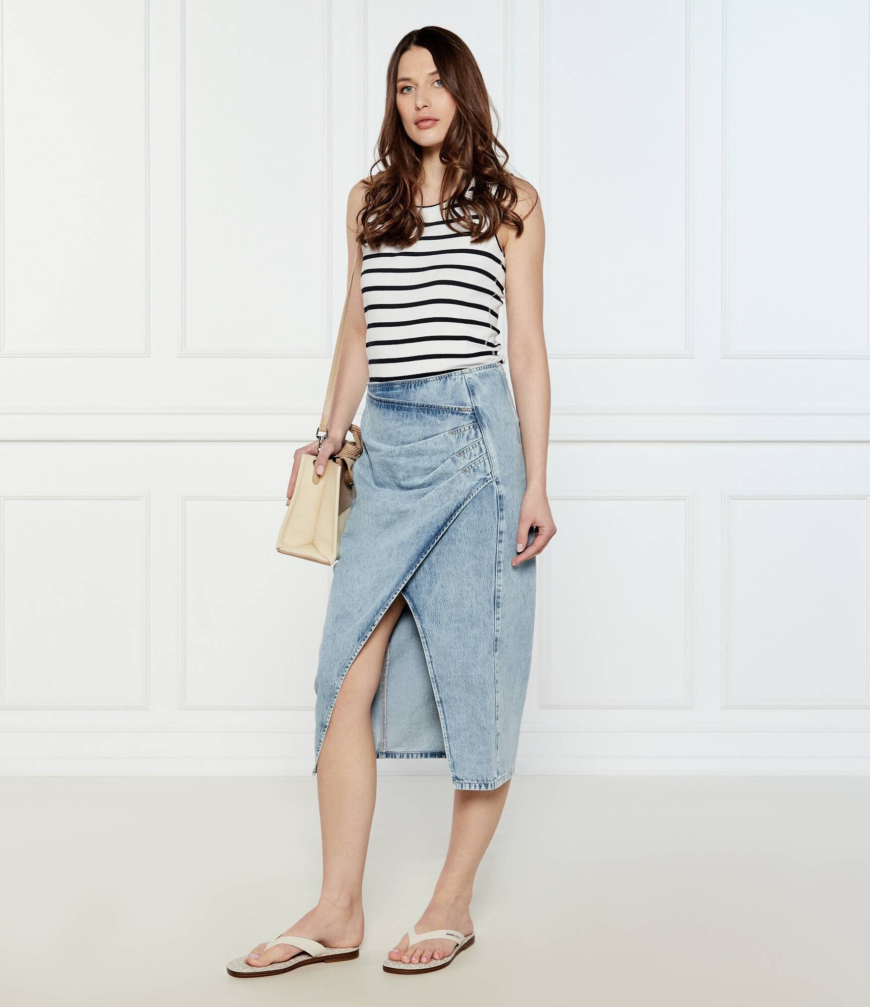 Michael Kors De piele flip flops Koko