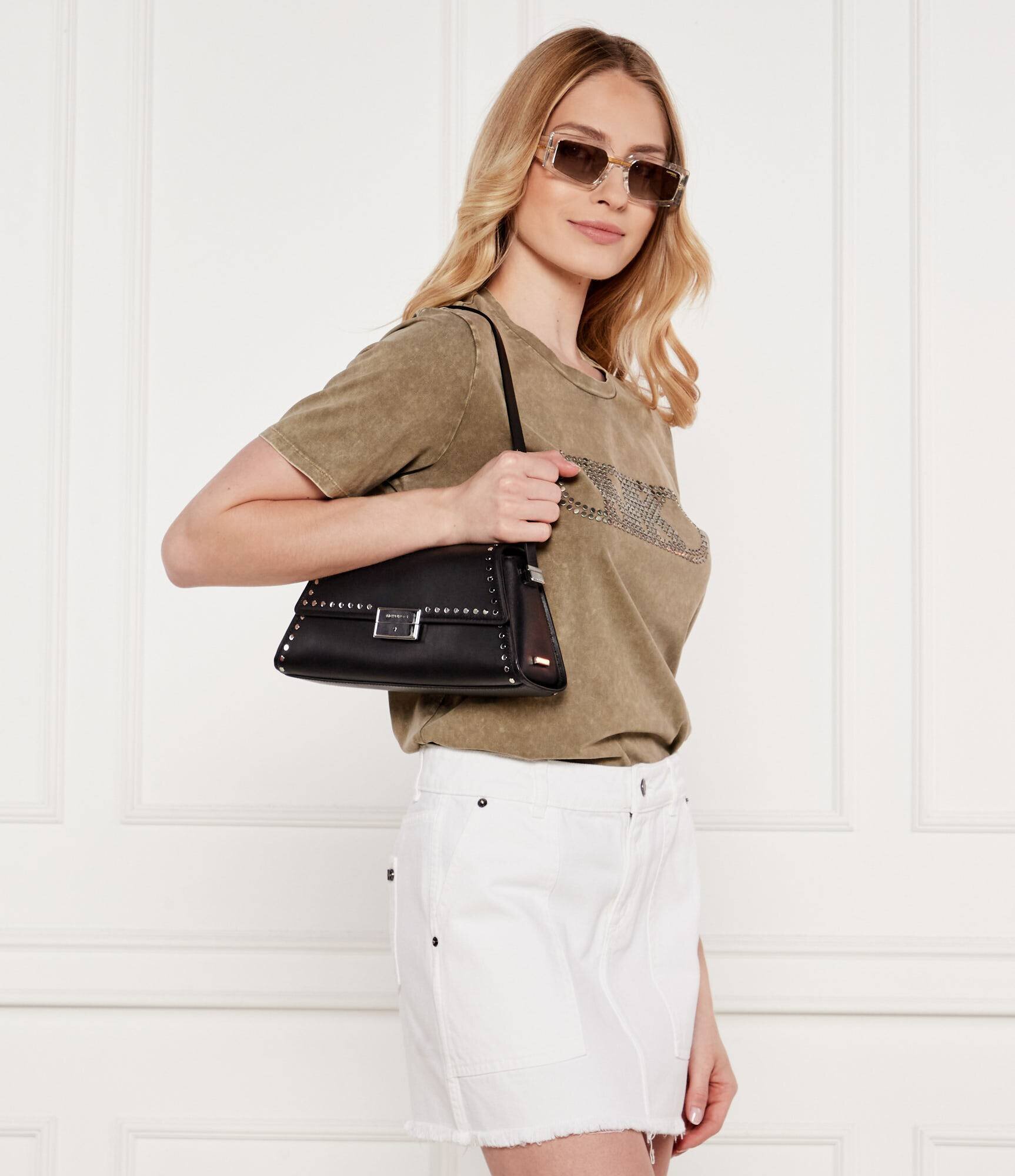 Michael Kors De piele geantă pe umăr Ludlow