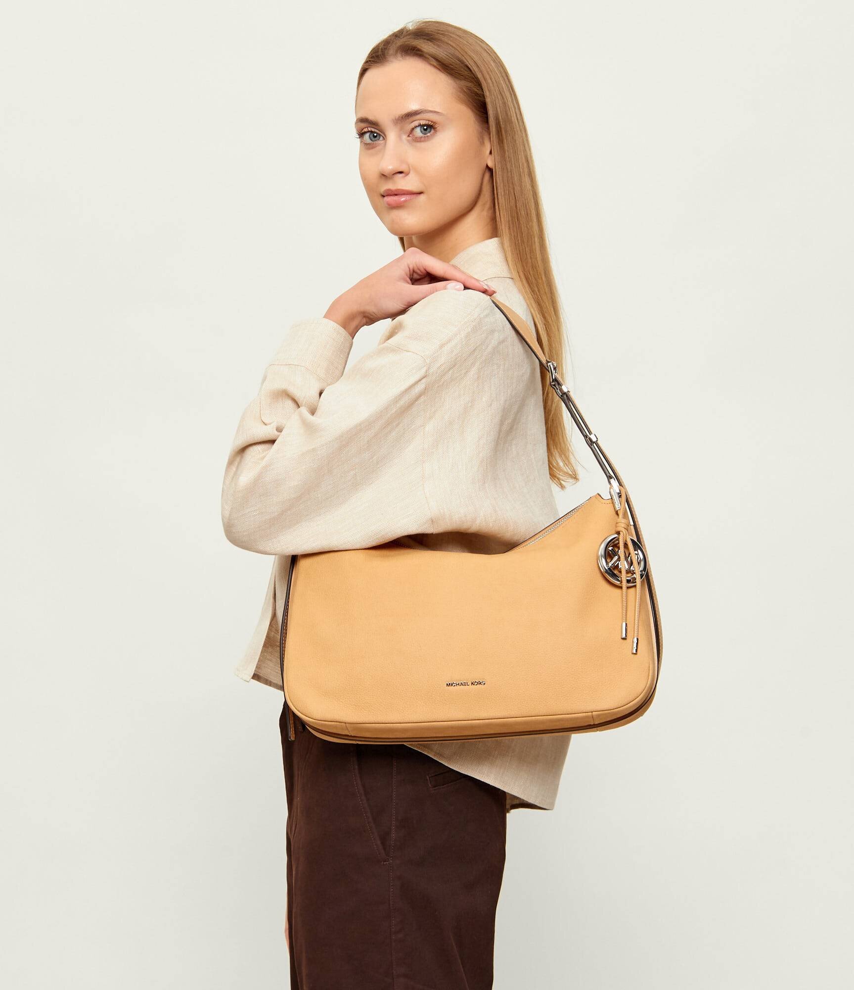 Michael Kors De piele geantă pe umăr NOLITA