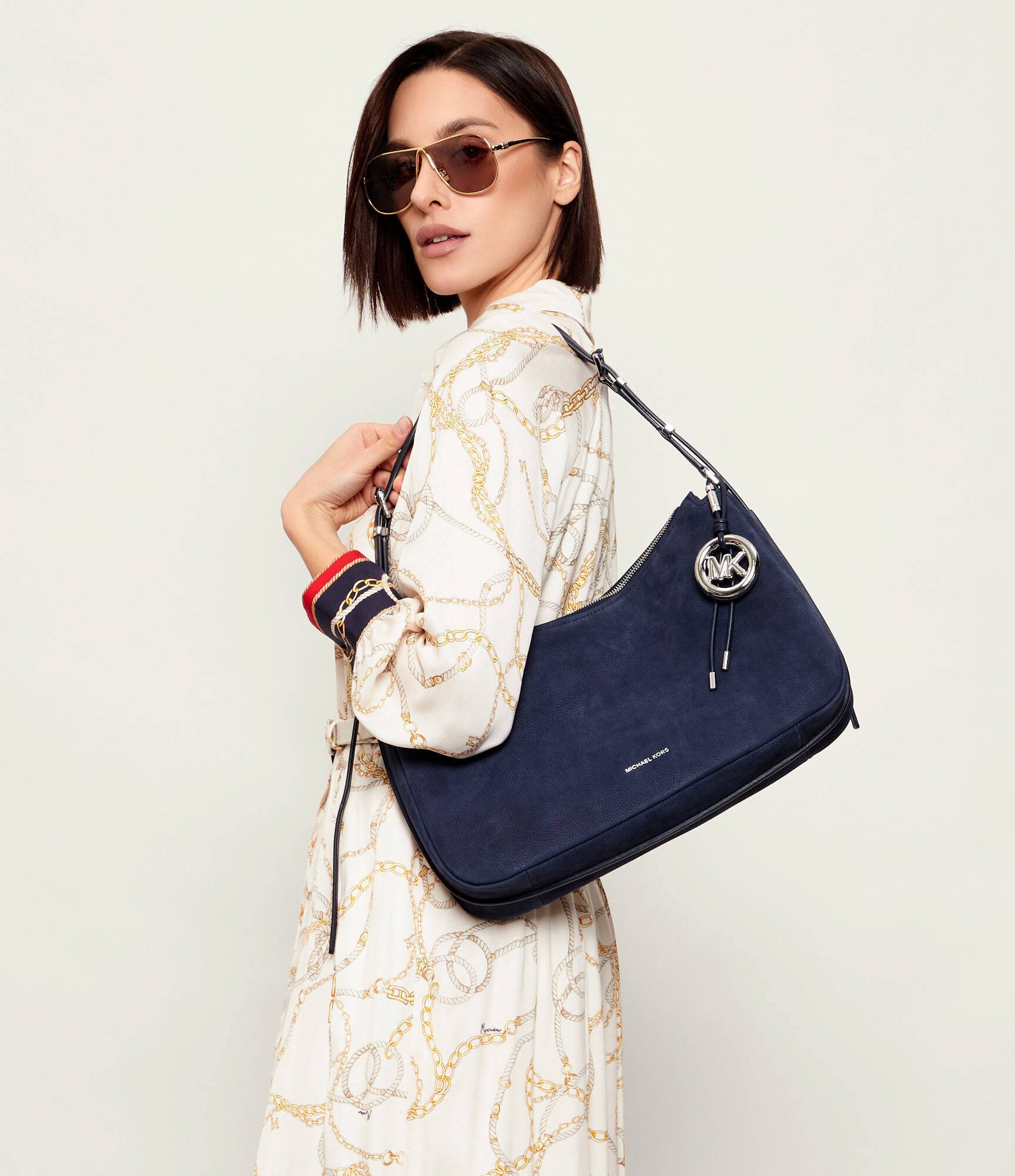 Michael Kors De piele geantă pe umăr NOLITA