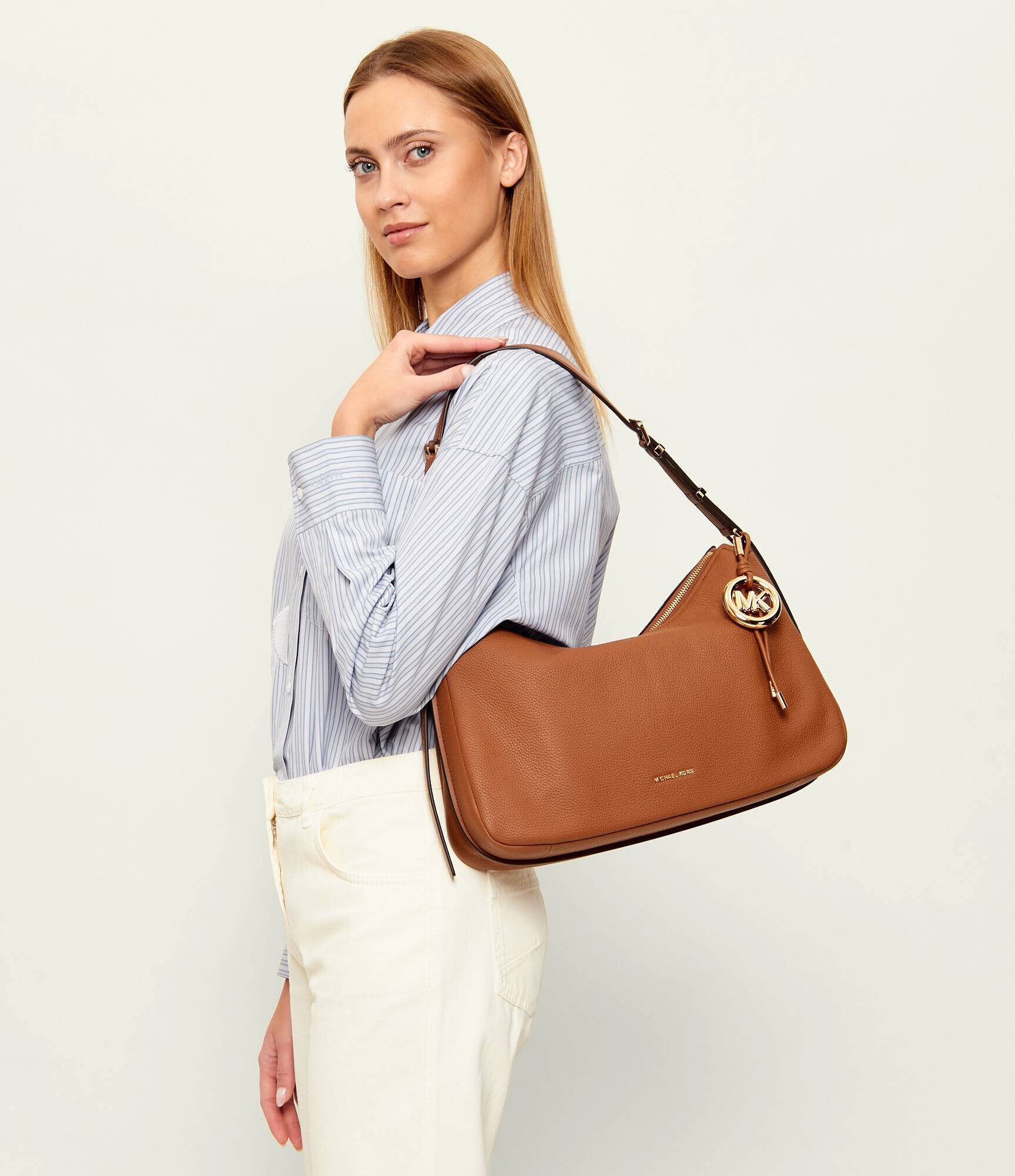 Michael Kors De piele geantă pe umăr NOLITA