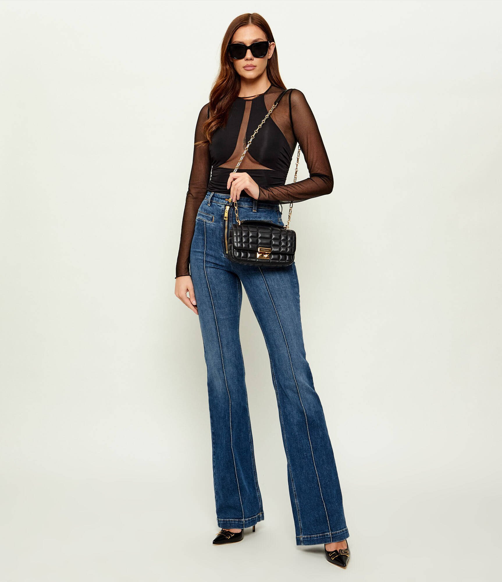 Michael Kors De piele geantă pe umăr Tribeca