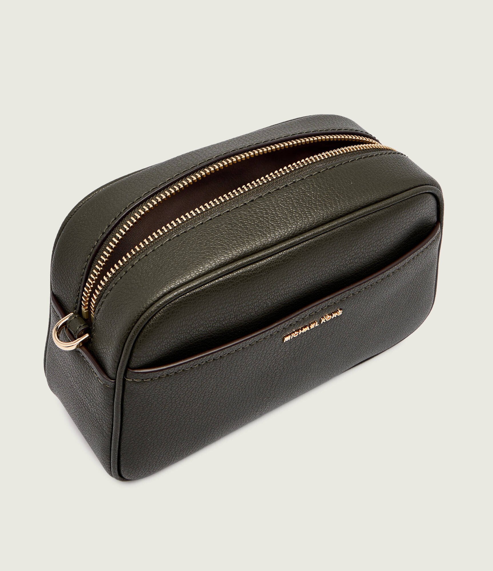 Michael Kors De piele geantă poștaș Jet Set Small
