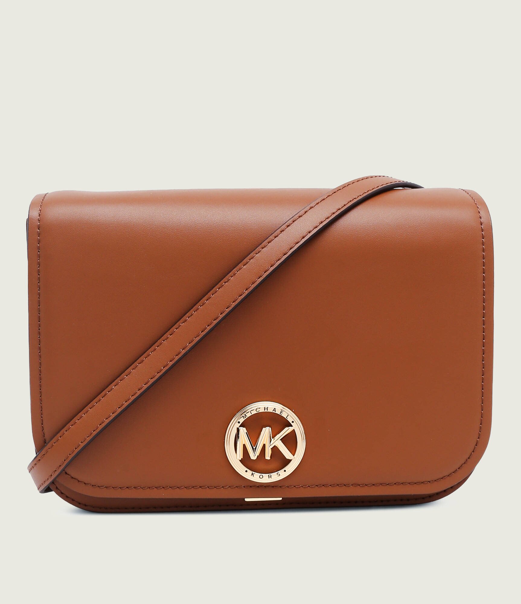 Michael Kors De piele geantă poștaș Luggage