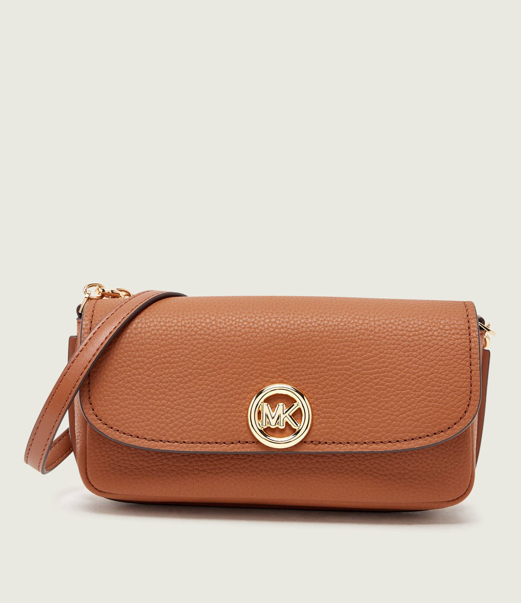 Michael Kors De piele geantă poștaș NOLITA