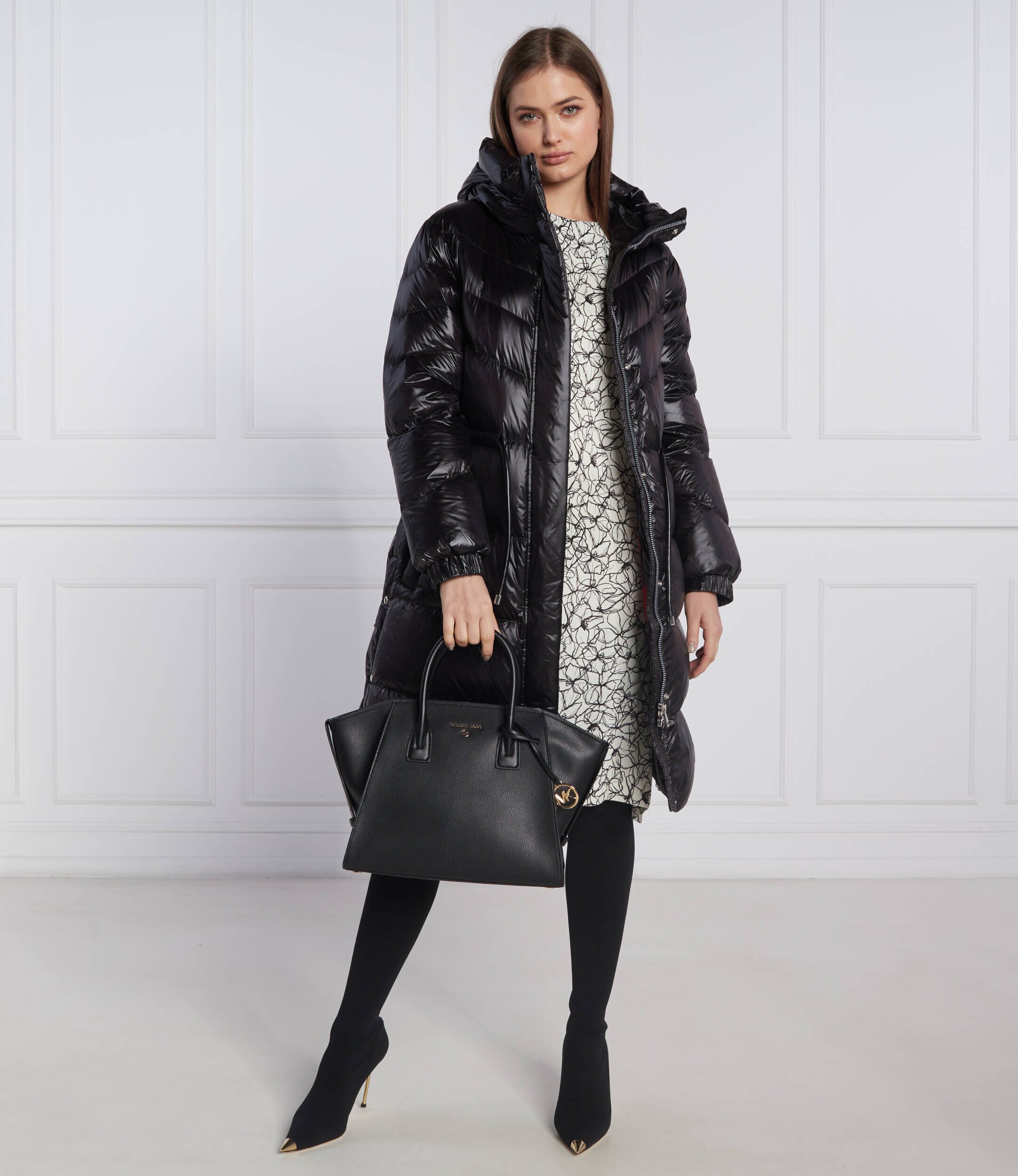 Michael Kors De piele geantă shopper Avril