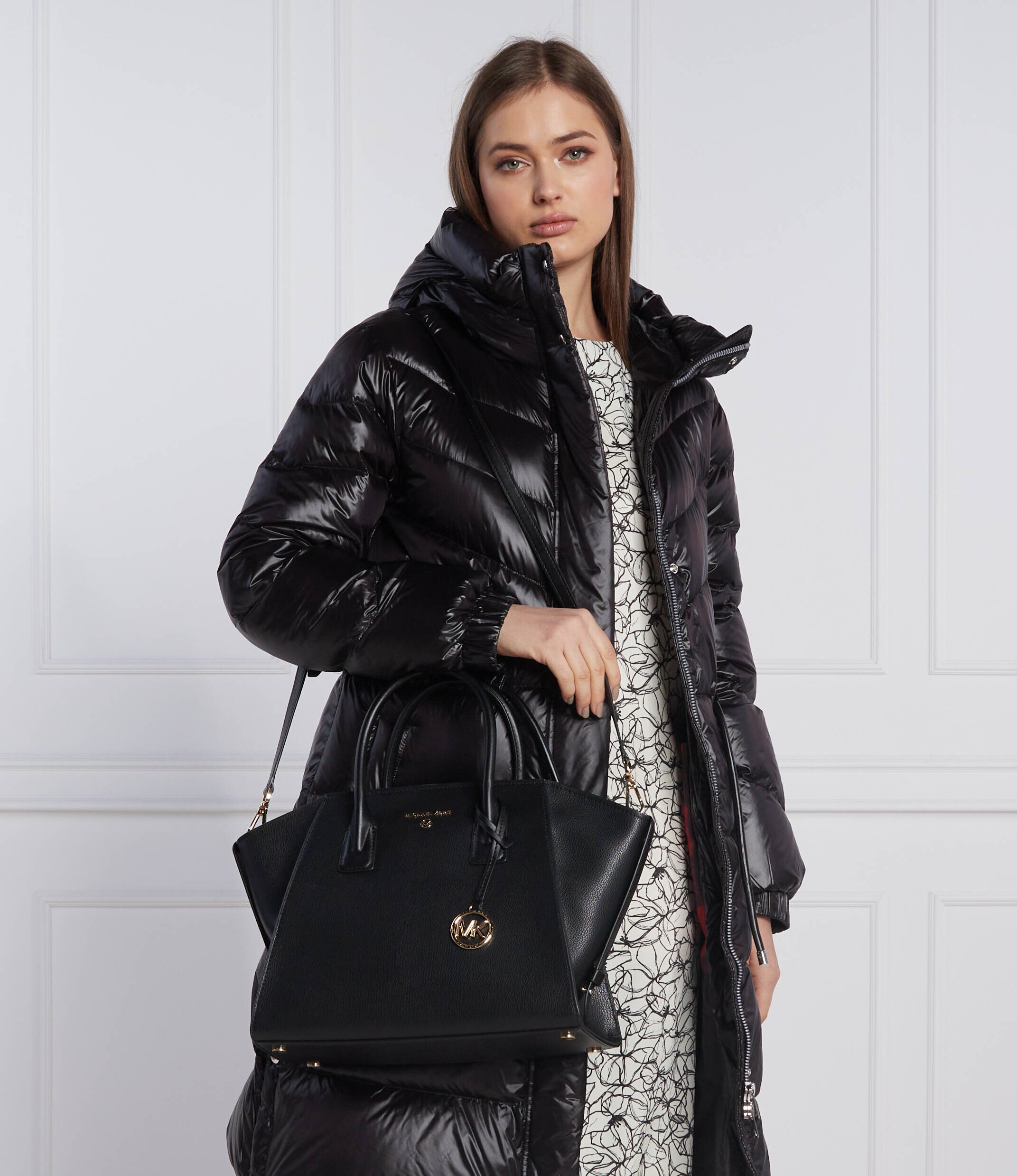 Michael Kors De piele geantă shopper Avril
